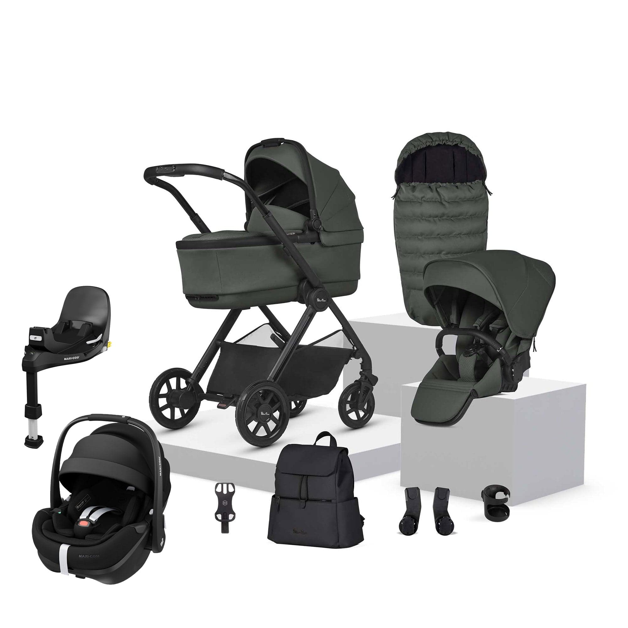 Silver Cross travel systems Silver Cross Reef 2 Maxi-Cosi Travel System- Petwer 20304-PEW-4