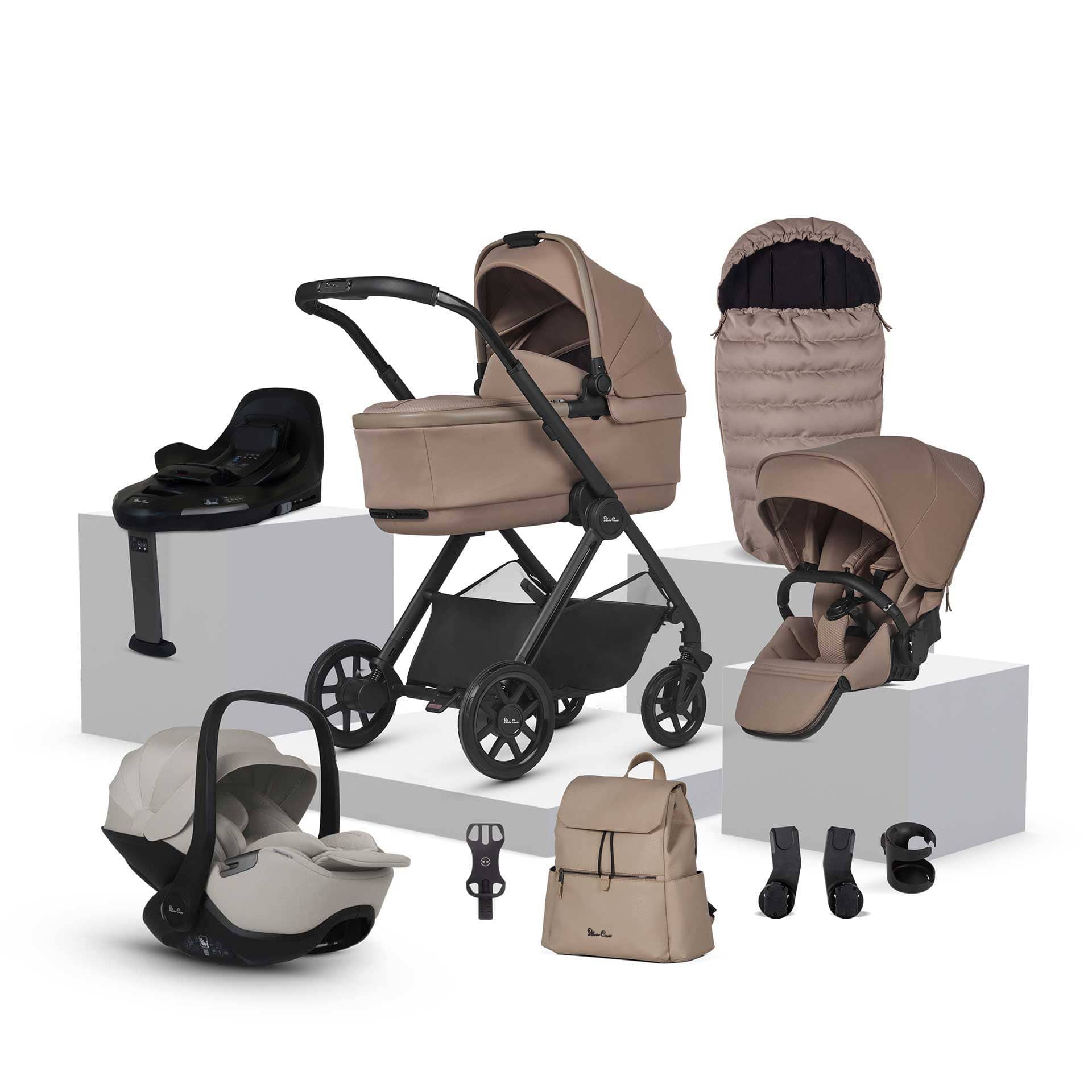 Silver Cross travel systems Silver Cross Reef 2 Ultimate 360 Bundle - Mocha IR2U.MOB-1