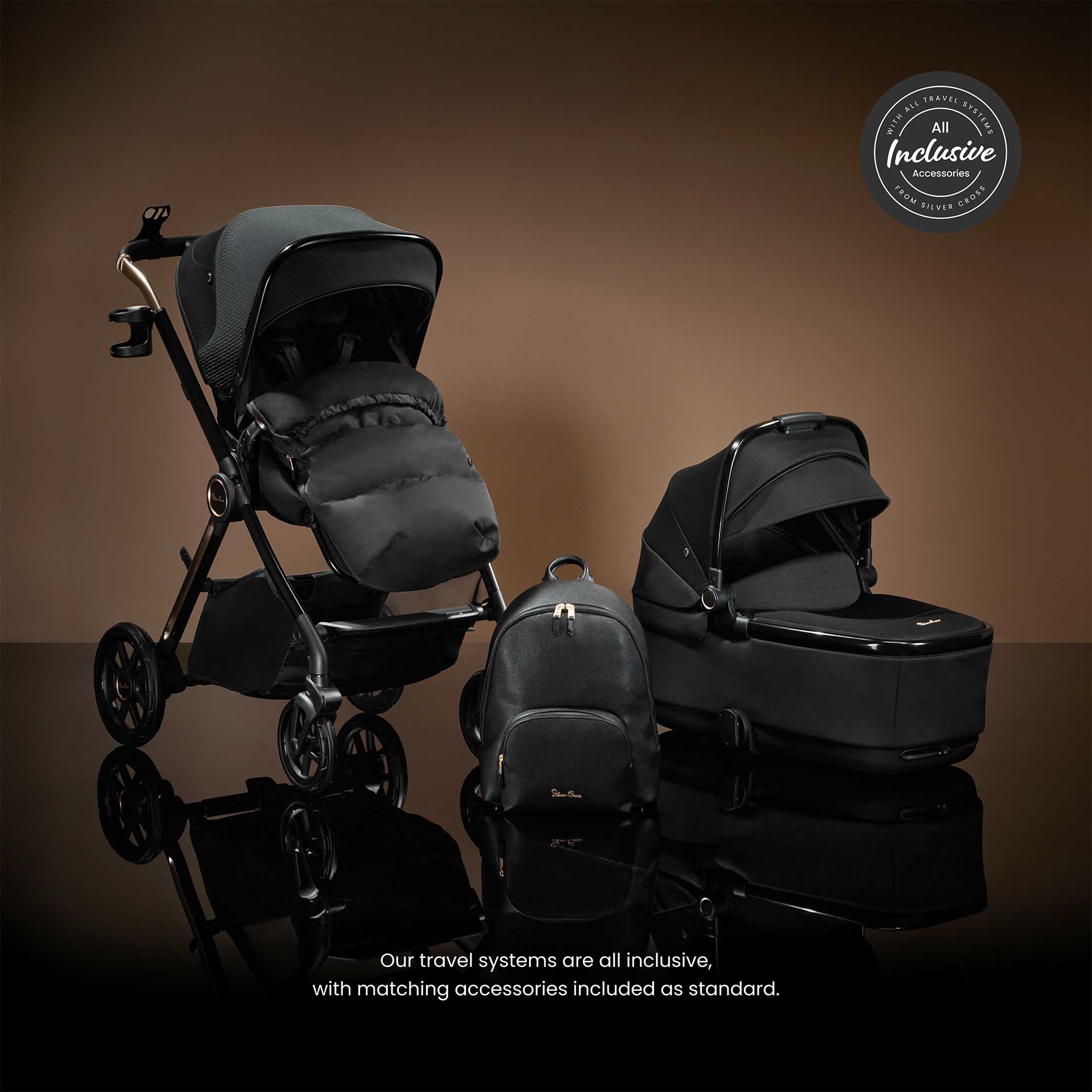 Silver Cross travel systems Silver Cross Reef Special Edition Ultimate 360 Bundle - Espresso