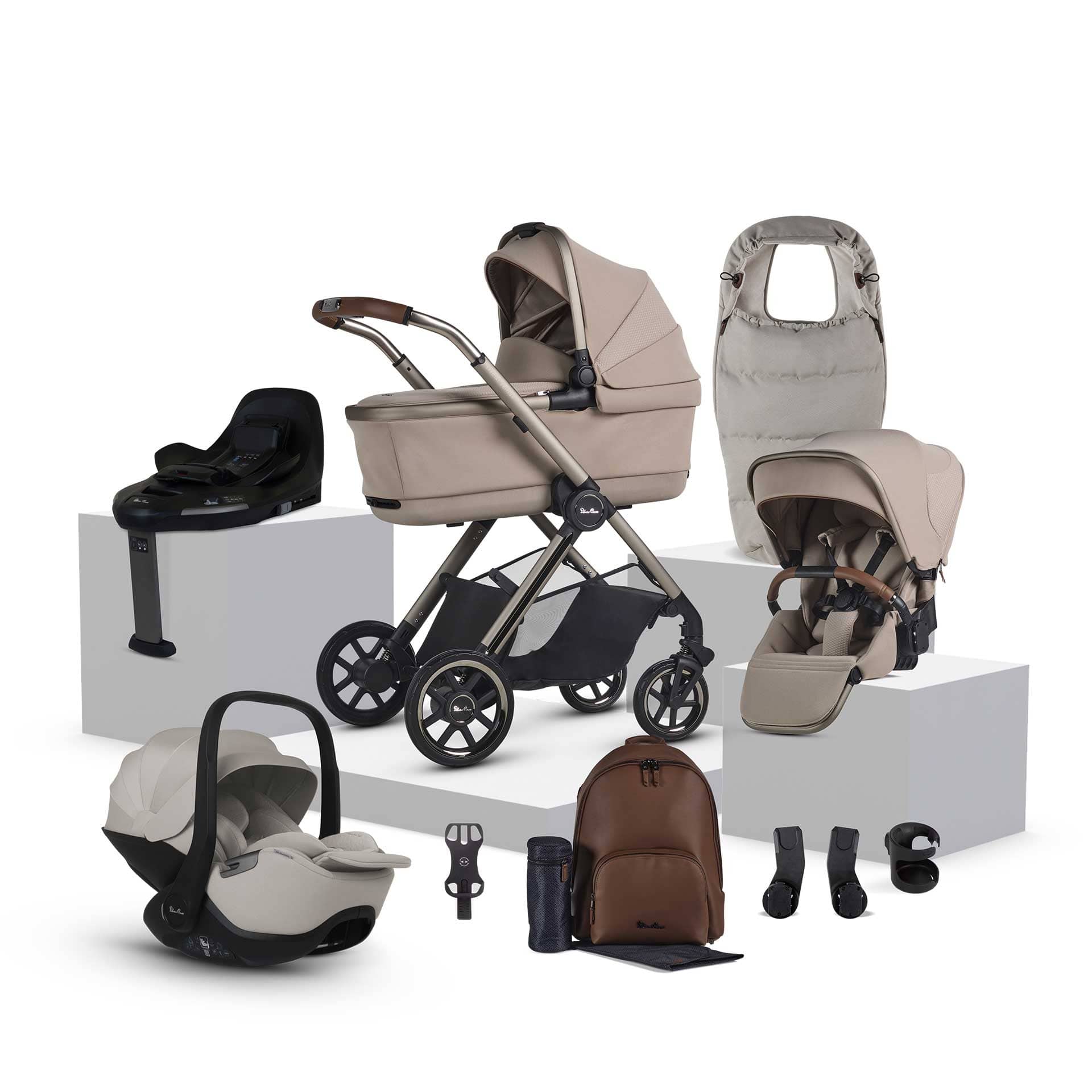 Silver Cross travel systems Silver Cross Reef Special Edition Ultimate 360 Bundle - Frappe ISEU.FPB-1