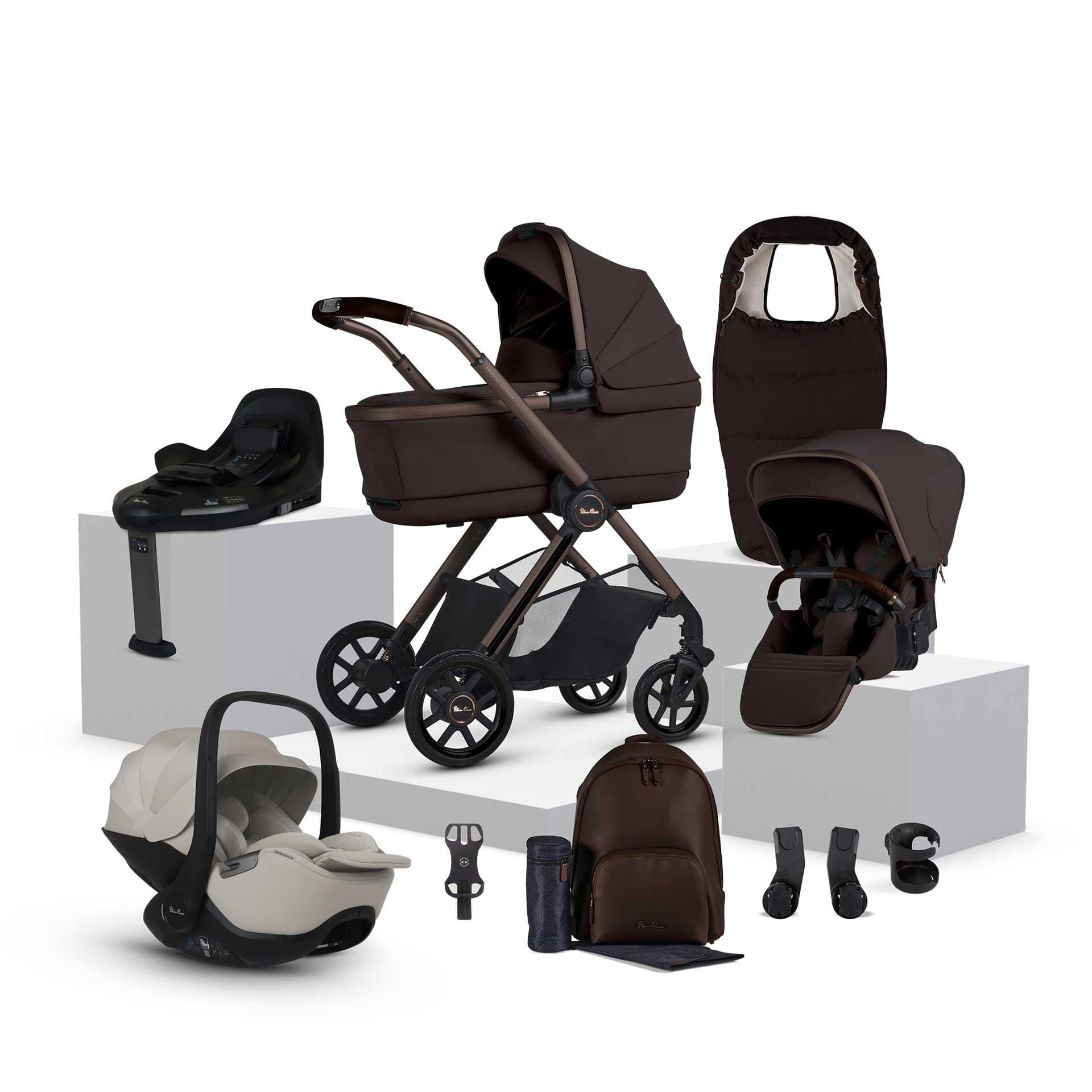 Silver Cross travel systems Silver Cross Reef Special Edition Ultimate 360 Bundle - Ganache ISEU.GNB-1