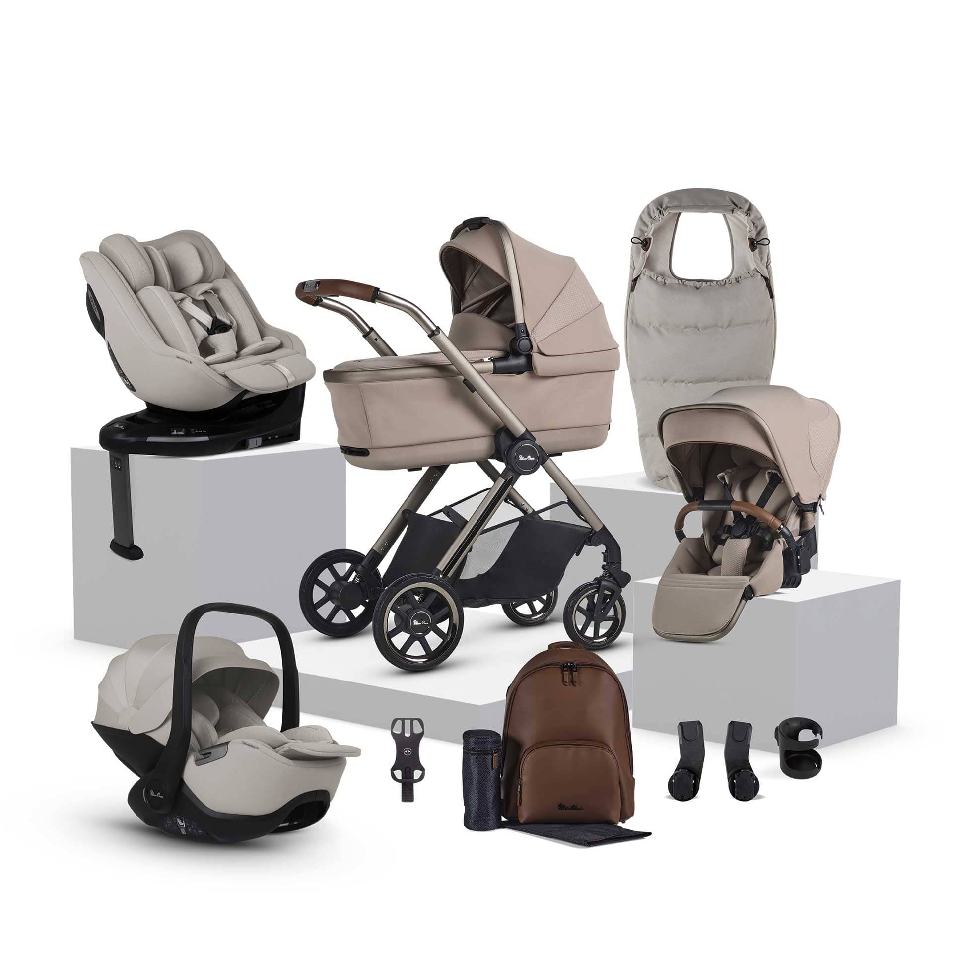 Silver Cross travel systems Silver Cross Reef Special Edition Ultimate Family 360 Bundle - Frappe ISEF.FPB-1
