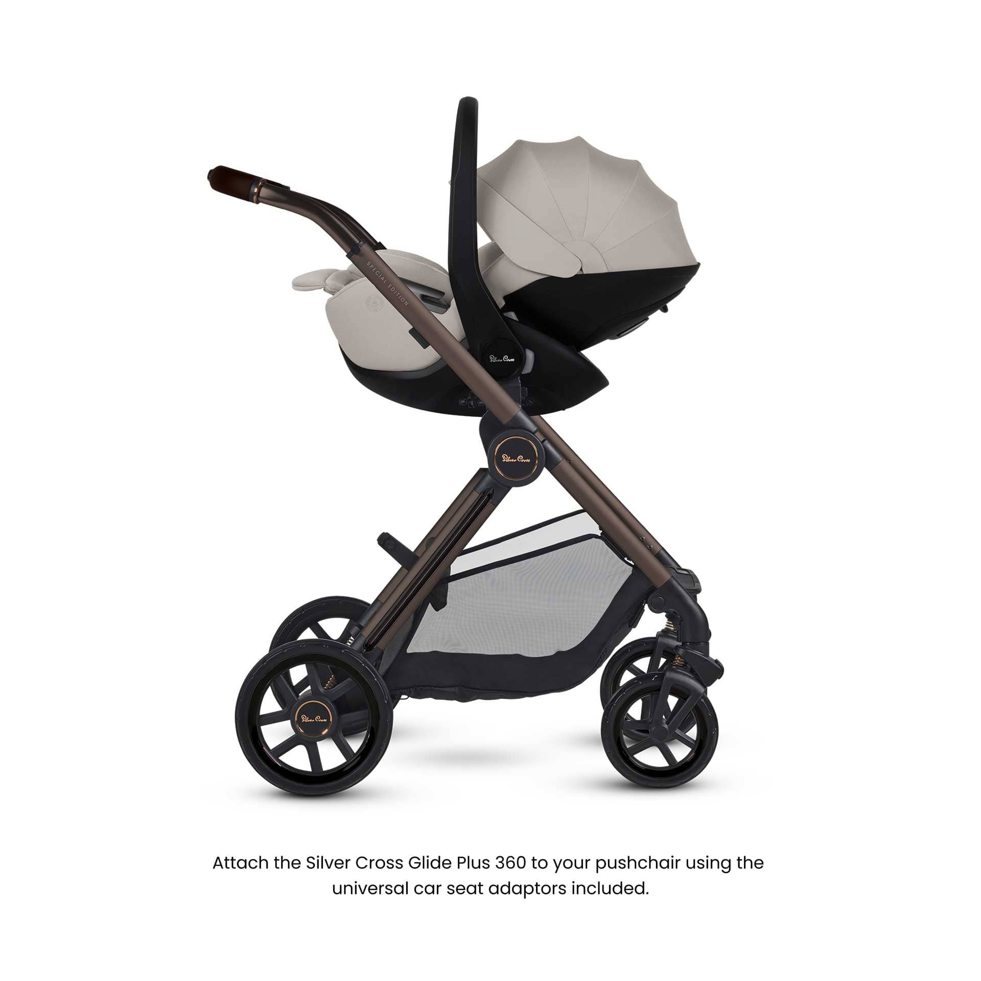 Silver Cross travel systems Silver Cross Reef Special Edition Ultimate Family 360 Bundle - Ganache