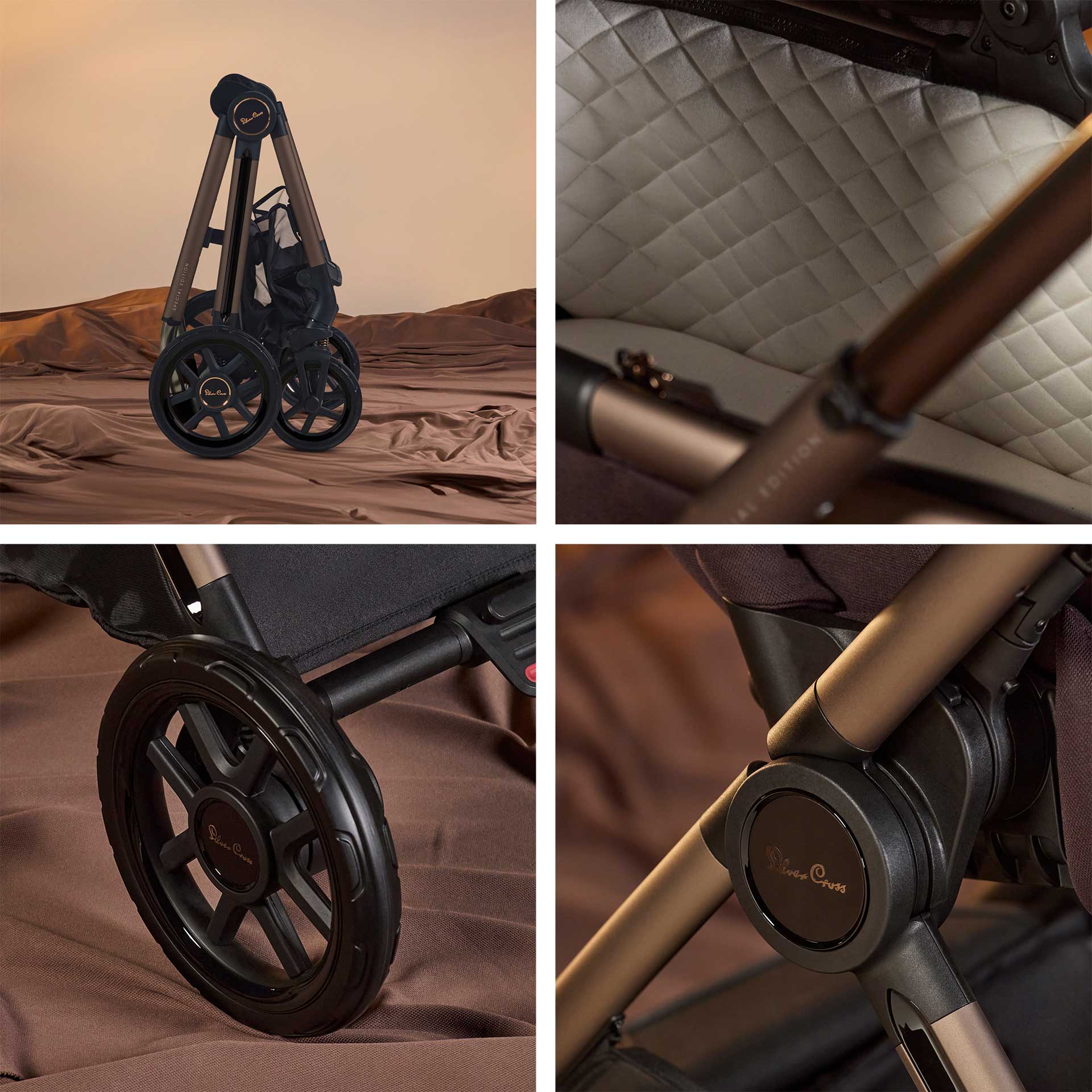 Silver Cross travel systems Silver Cross Reef Special Edition Ultimate Family 360 Bundle - Ganache