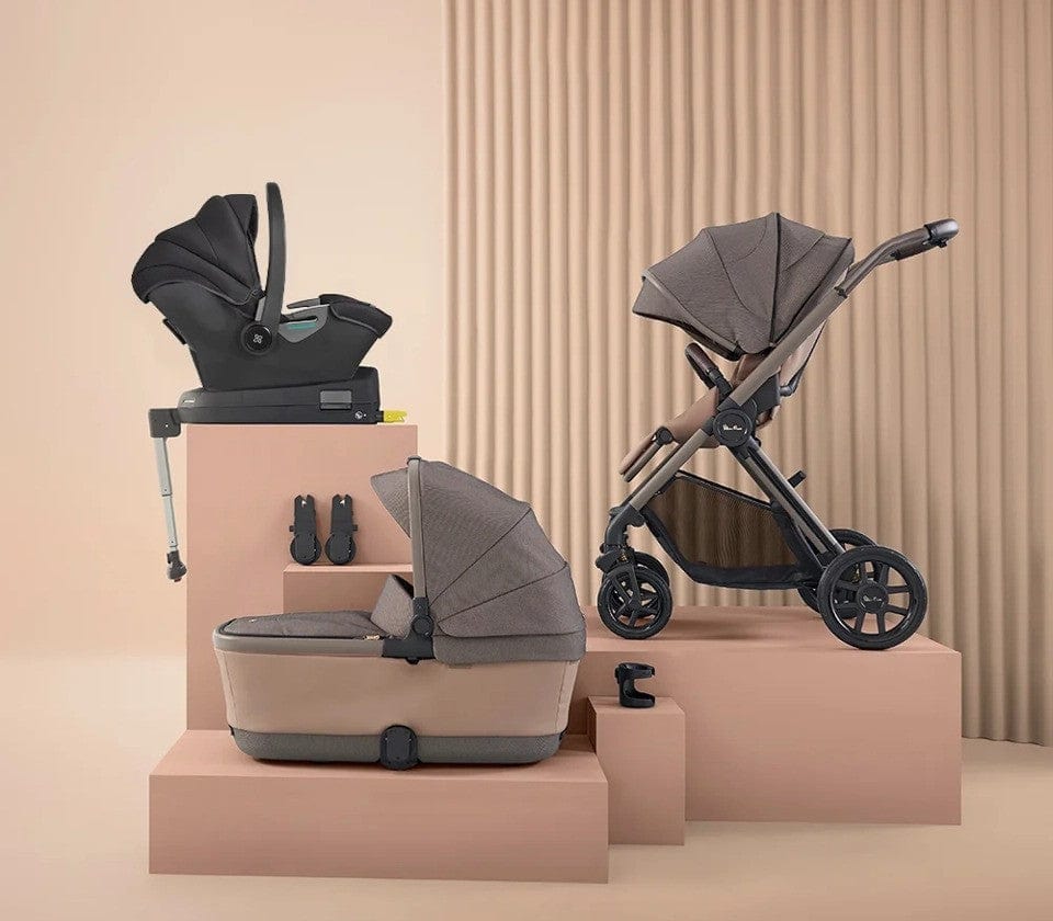Silver Cross travel systems Silver Cross Reef + Travel Pack with First Bed Folding Carrycot - Earth KTRT.EA4