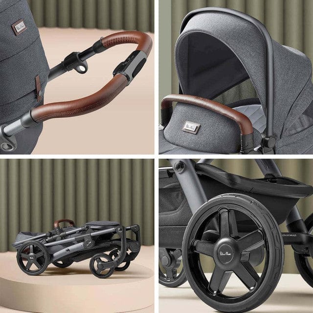 Silver Cross travel systems Silver Cross Wave 3 Twin Travel System - Lunar 19144-TWN-LUN