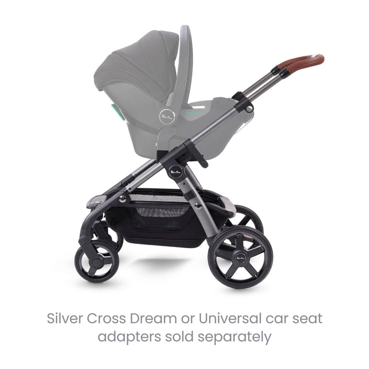 Silver Cross travel systems Silver Cross Wave 3 Twin Travel System - Lunar 19144-TWN-LUN