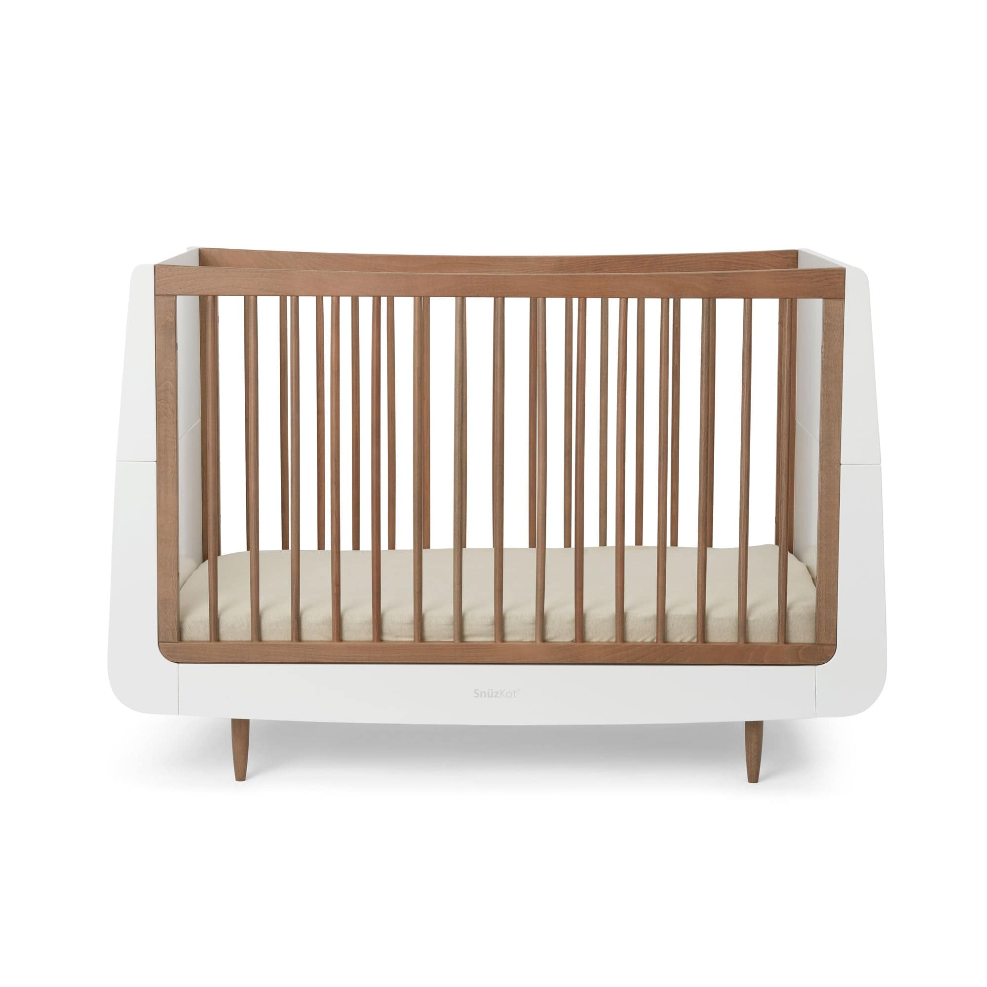 SnuzPod baby cot beds SnüzKot Skandi Cot Bed - Walnut FN005NN
