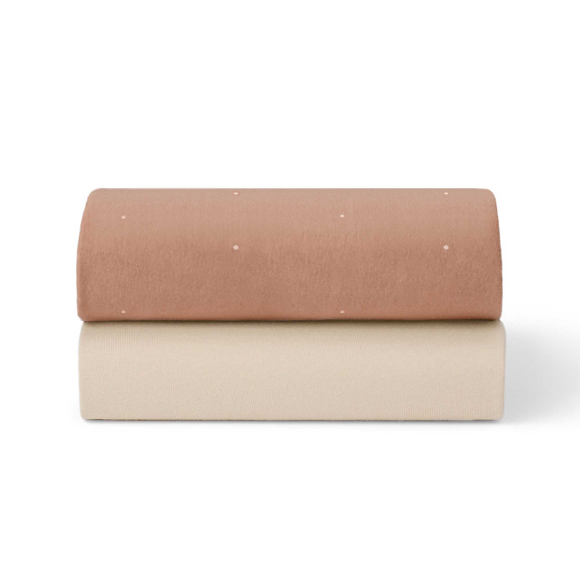SnuzPod cot sheets SnüzPod Fitted Crib Sheets 2pk - Blush Dot BD028BU