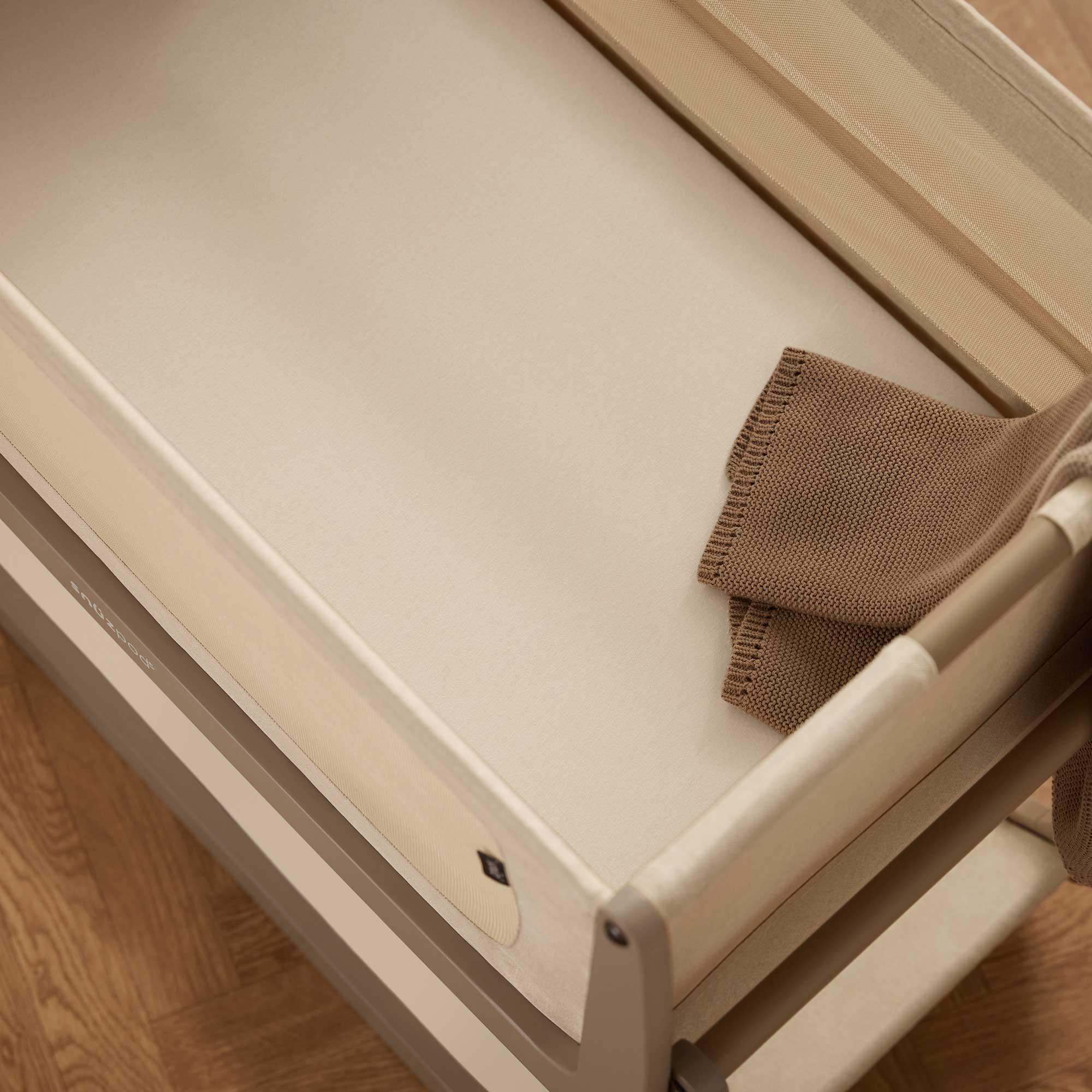 SnuzPod cot sheets SnüzPod Fitted Crib Sheets 2pk - Sand BD028BY