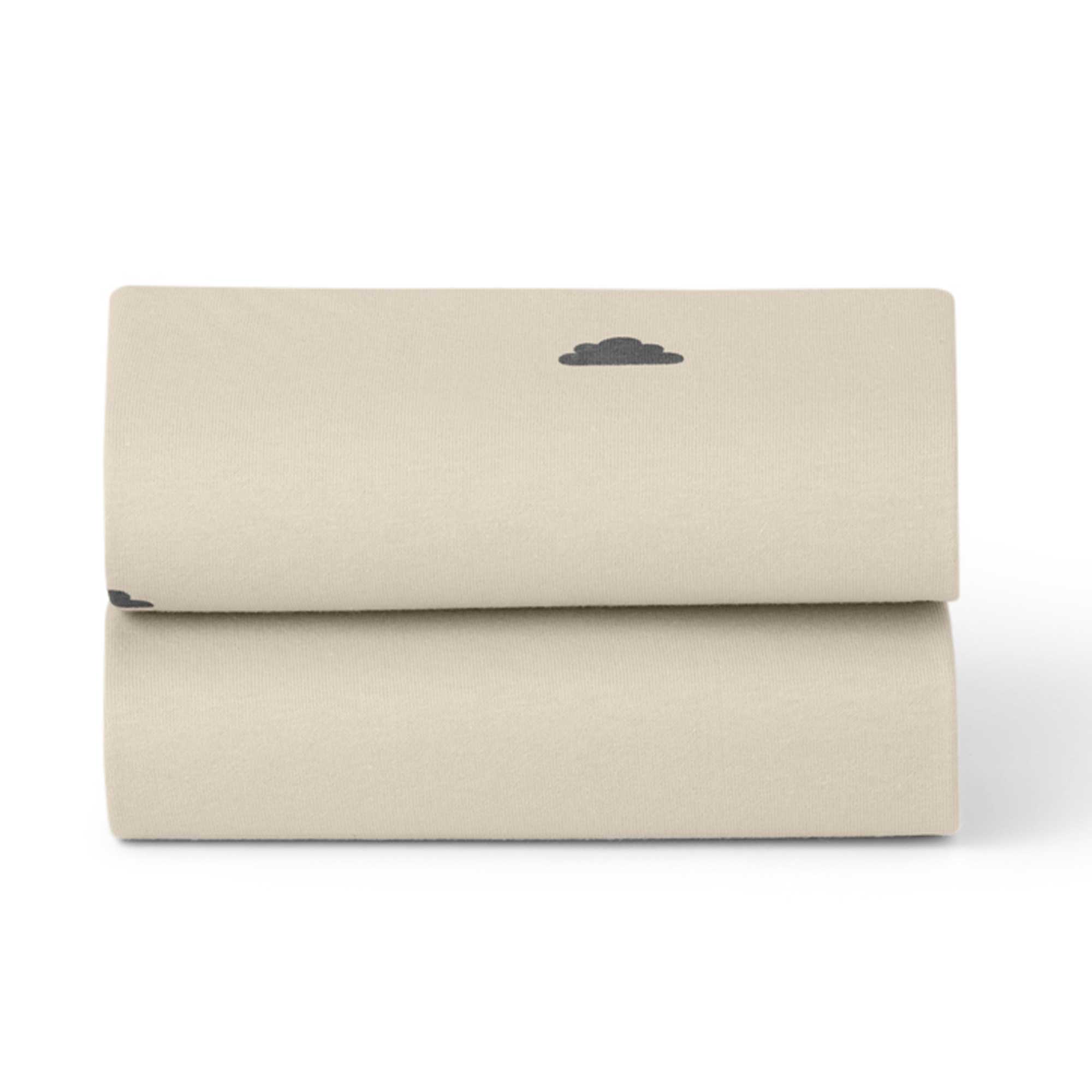 SnuzPod cot sheets SnüzPod Fitted Crib Sheets 2pk - Sand Cloud BD028BO