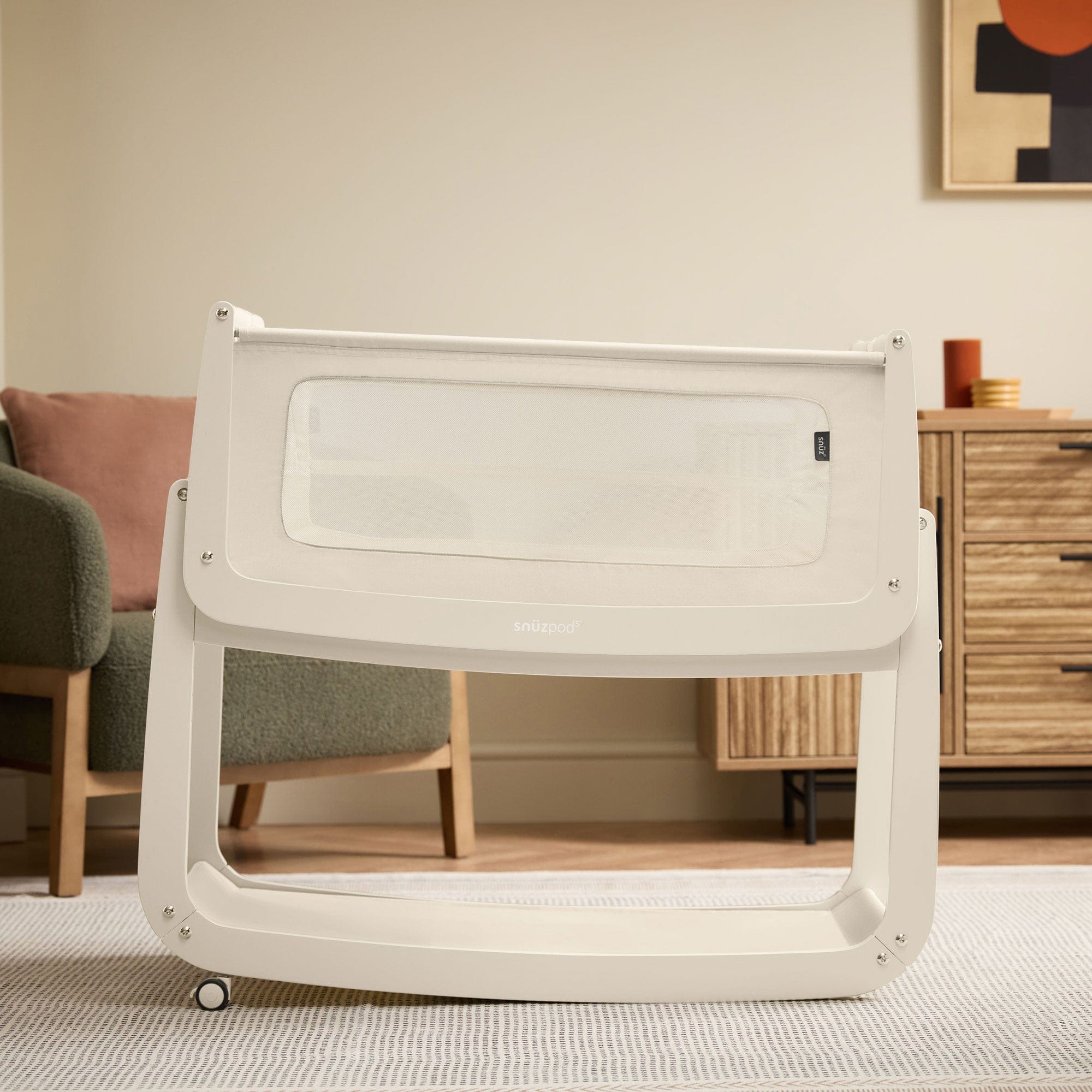 SnuzPod cribs SnüzPod 5 Bedside Crib - Cashmere