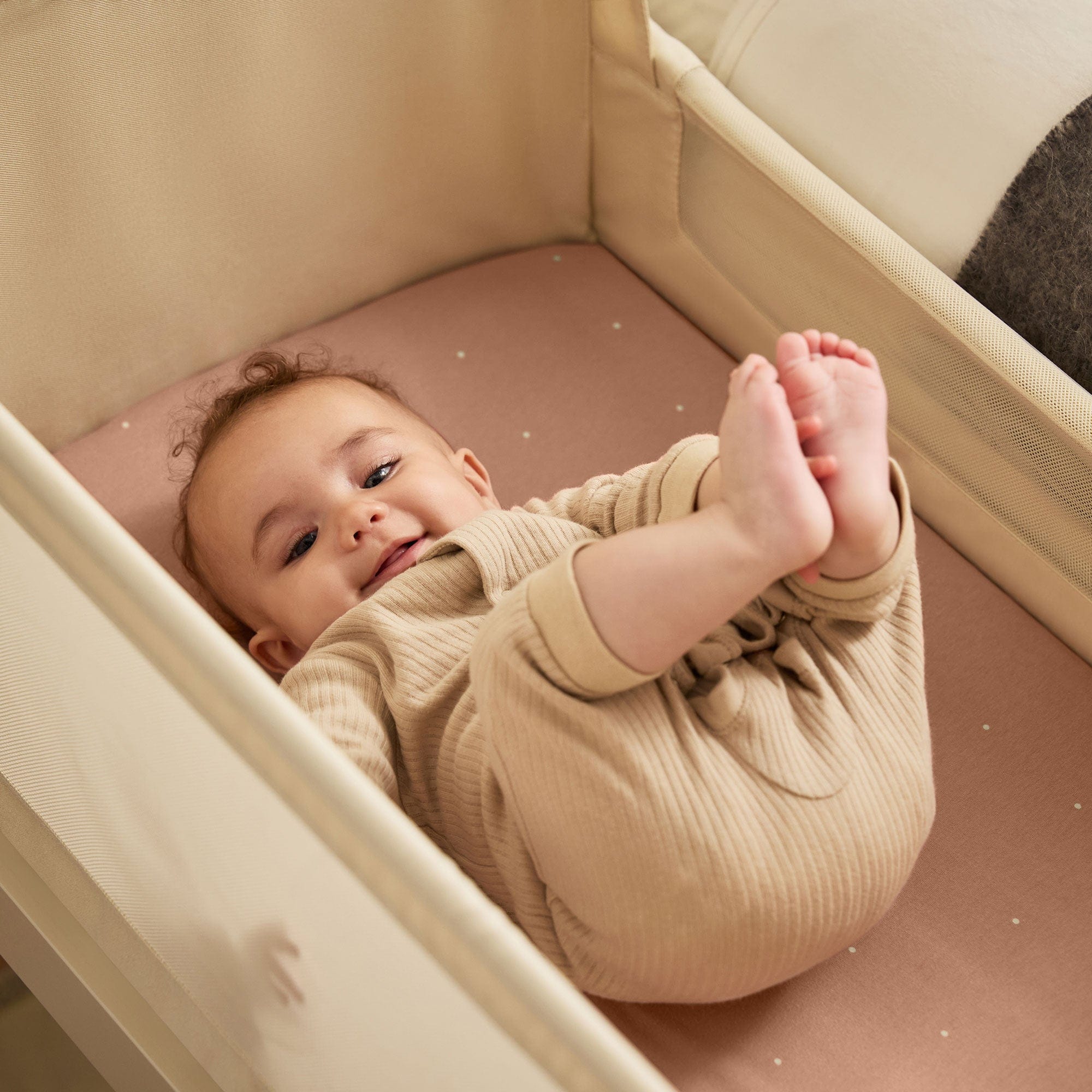 SnuzPod cribs SnüzPod 5 Bedside Crib - Cashmere