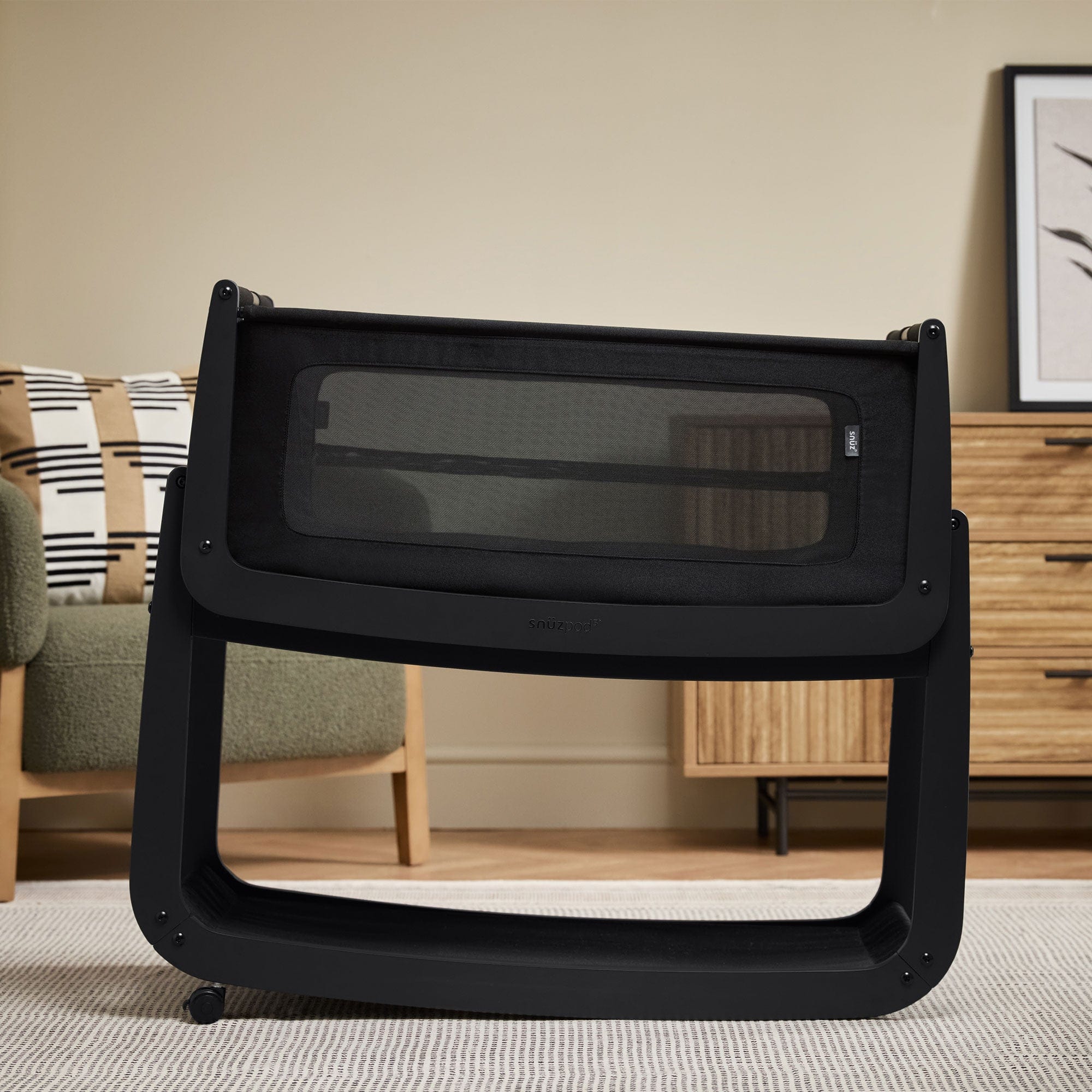SnuzPod cribs SnüzPod 5 Bedside Crib - Graphite