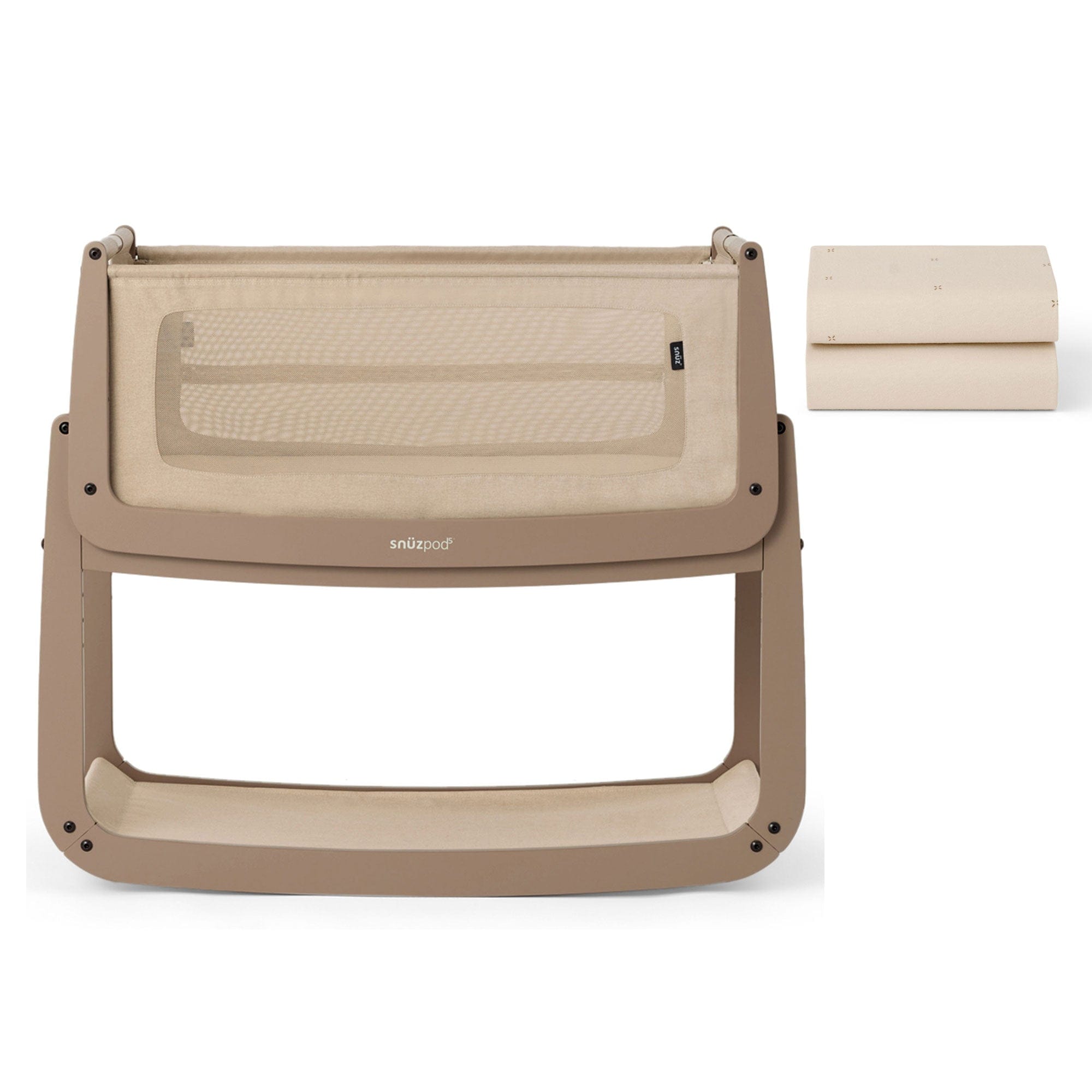 SnuzPod cribs SnüzPod 5 Bedside Crib - Mocha FN050H-01