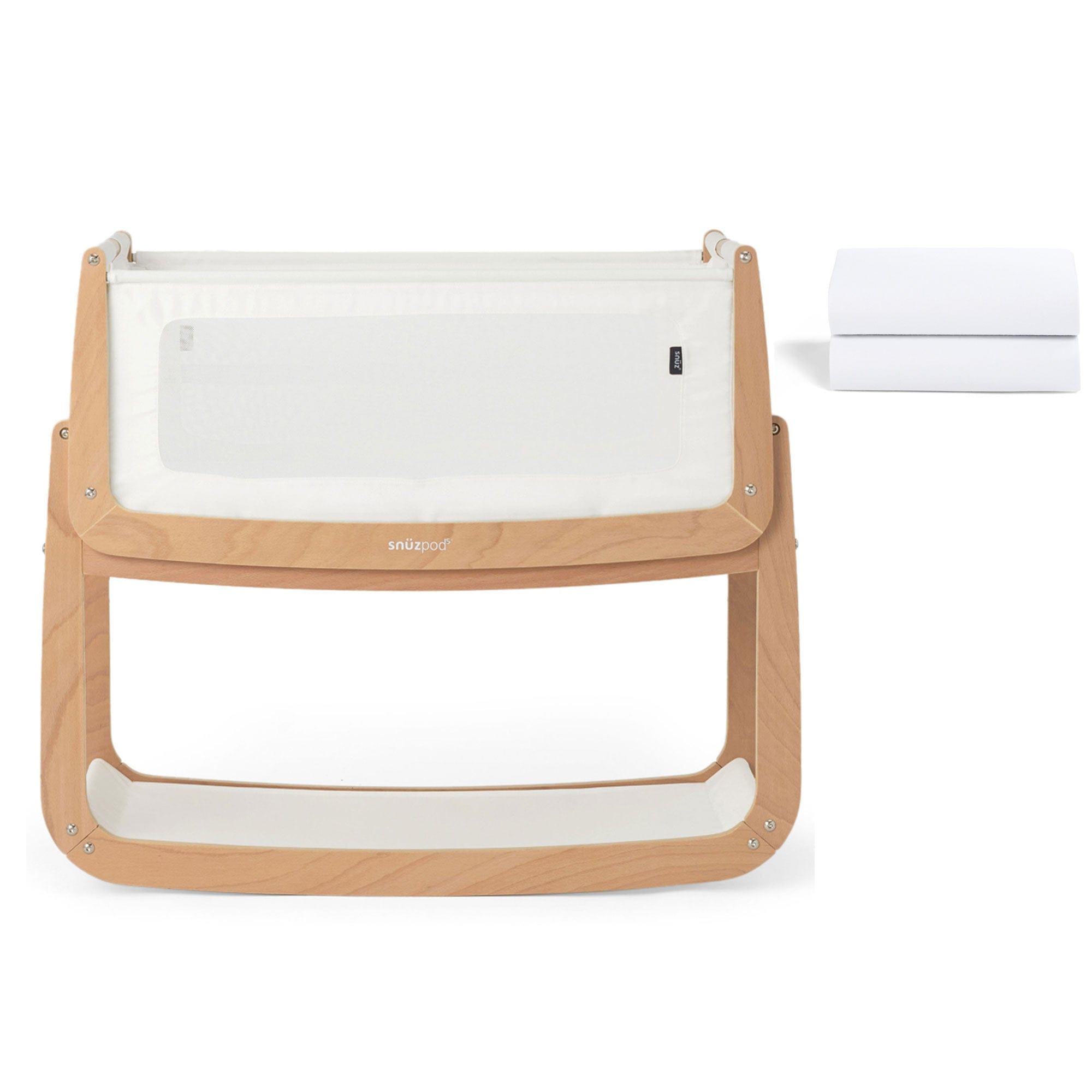 SnuzPod cribs SnüzPod 5 Bedside Crib - Natural FN050C-01