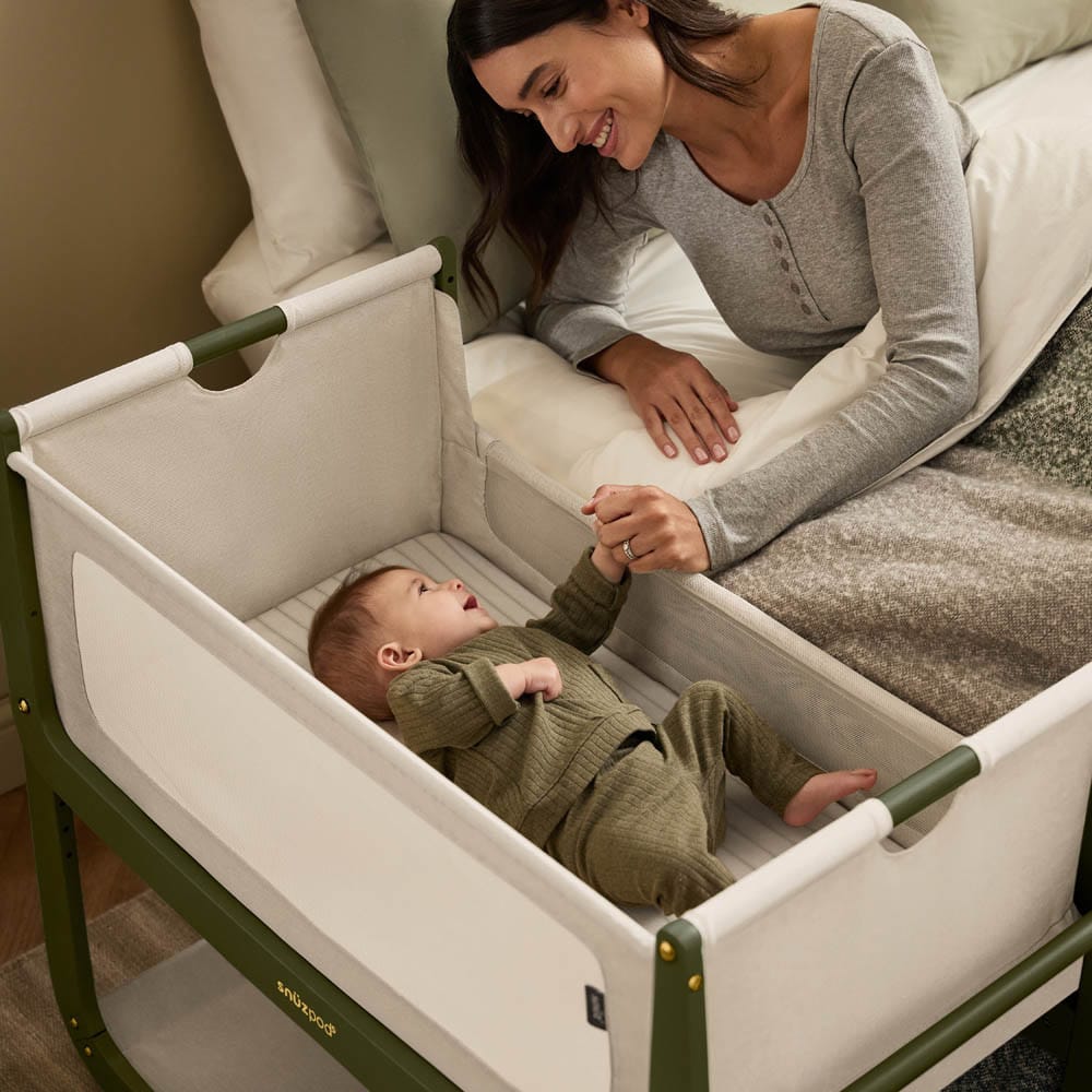SnuzPod cribs SnüzPod 5 Bedside Crib - Olive