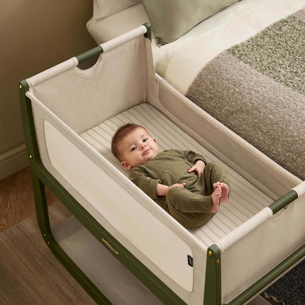 SnuzPod cribs SnüzPod 5 Bedside Crib - Olive