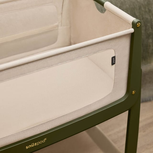 SnuzPod cribs SnüzPod 5 Bedside Crib - Olive