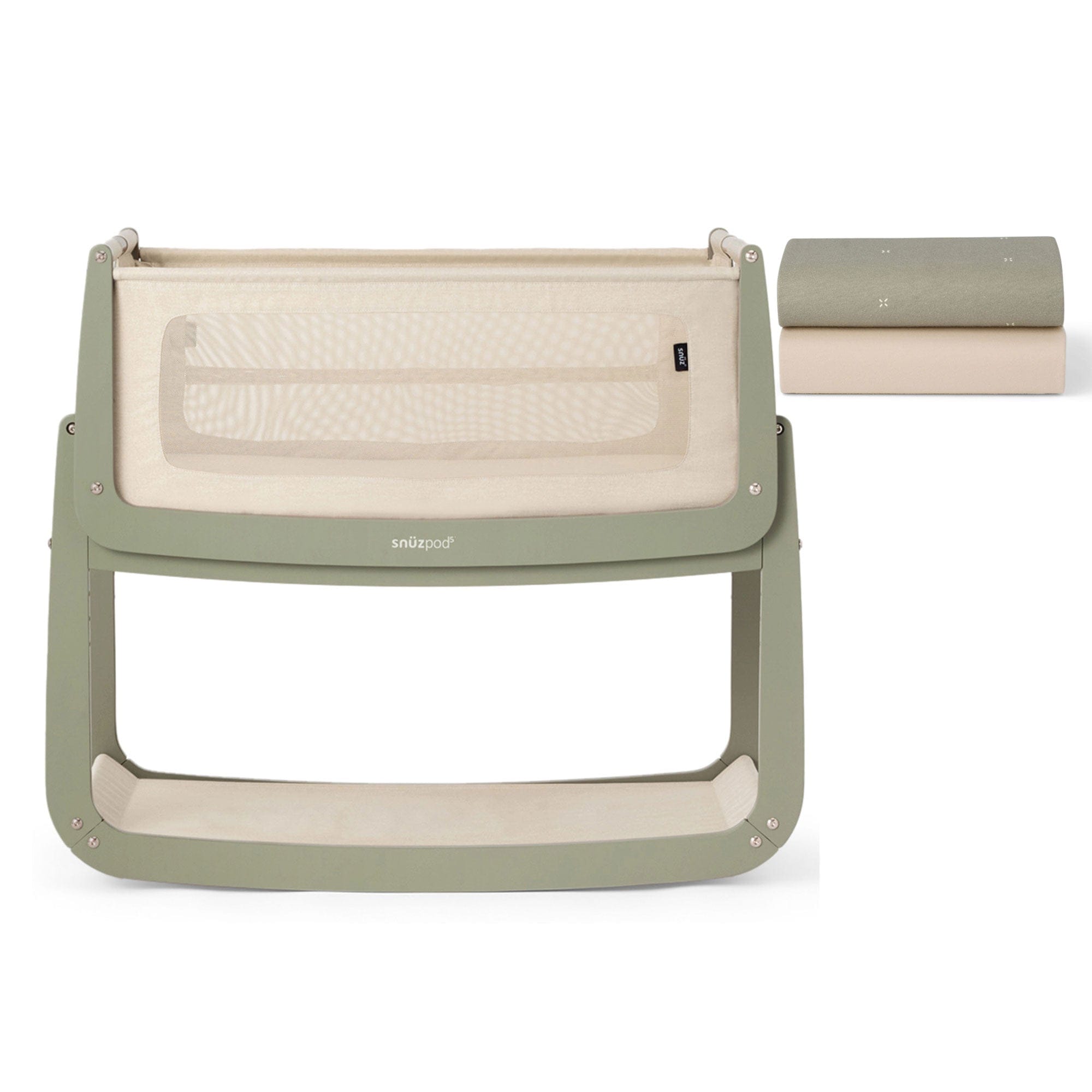 SnuzPod cribs SnüzPod 5 Bedside Crib - Sage FN050A-01