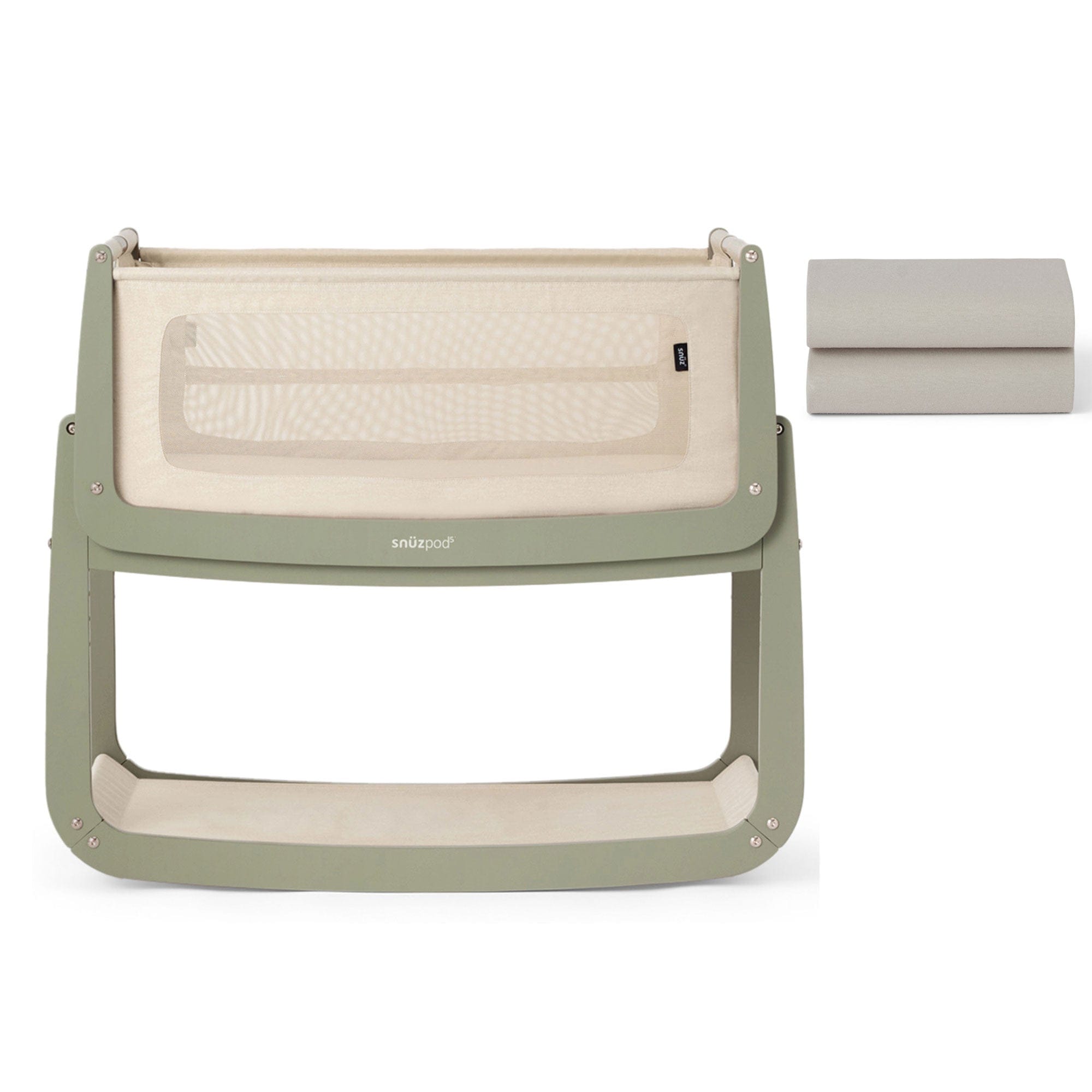 SnuzPod cribs SnüzPod 5 Bedside Crib - Sage FN050A-02