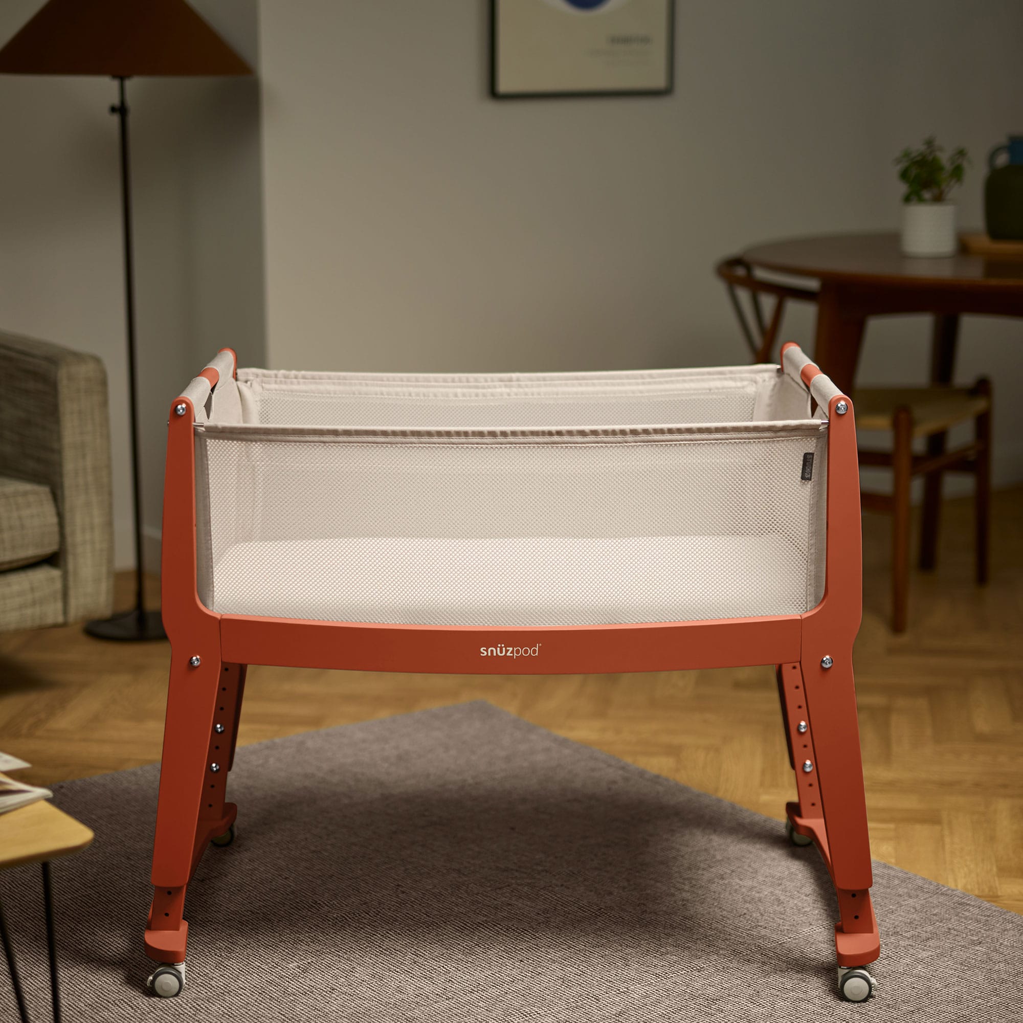 SnuzPod cribs SnuzPod Studio Bedside Crib  - Florence Ember FN032L
