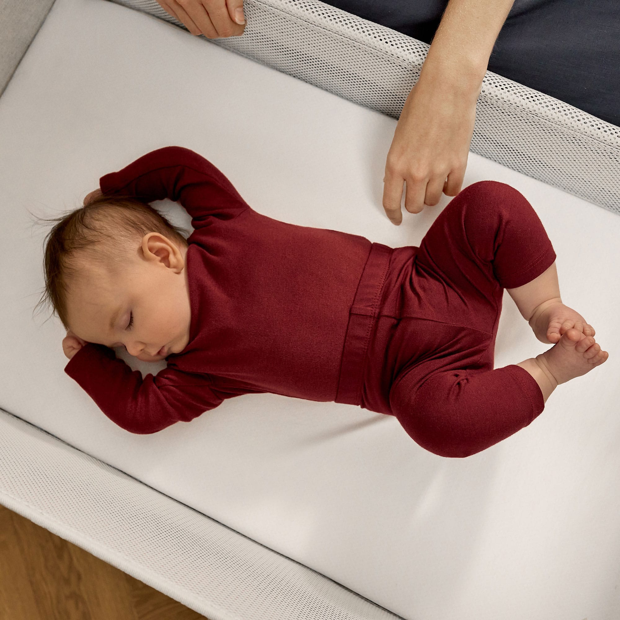 SnuzPod cribs SnuzPod Studio Bedside Crib  - Santorini Sky FN032K