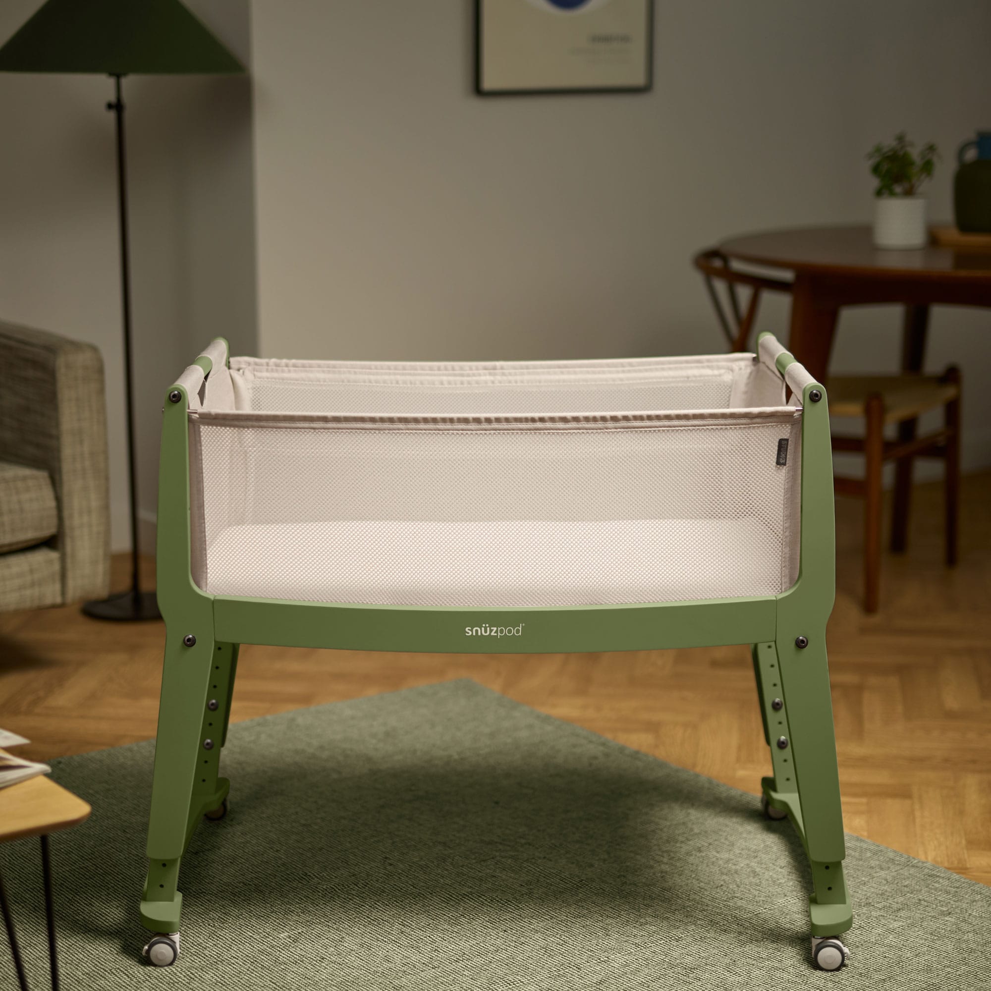 SnuzPod cribs SnuzPod Studio Bedside Crib  - Tokyo Matcha FN032J