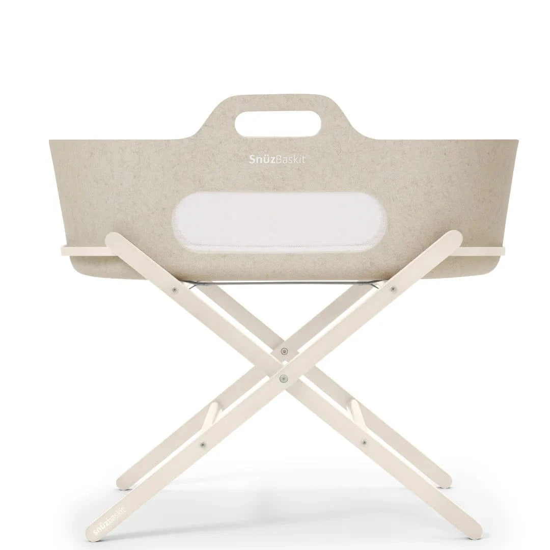 SnuzPod moses baskets SnüzPod Baskit with Cashmere Stand - Barley FSB001DF