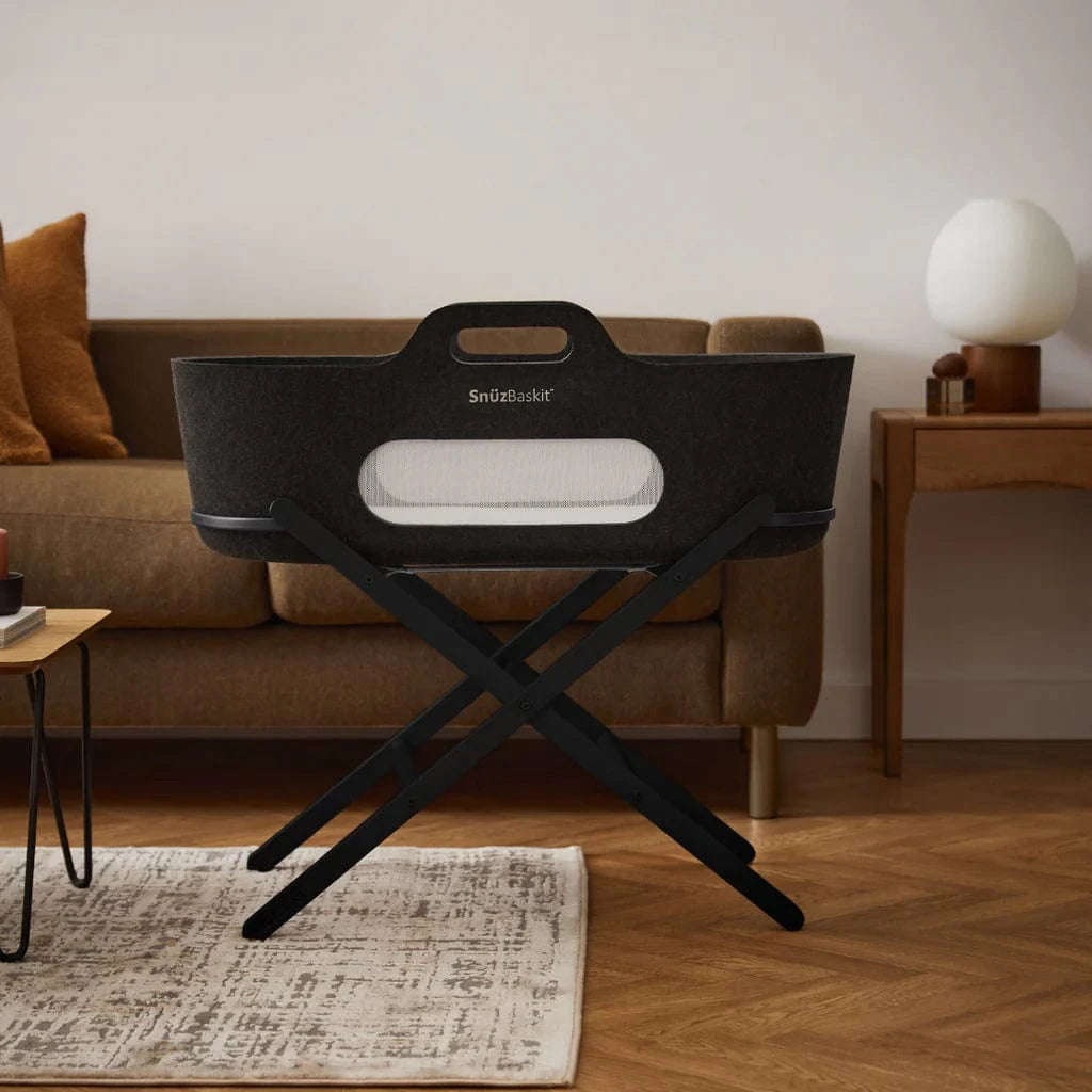 SnuzPod moses baskets SnüzPod Baskit with Graphite Stand - Graphite FSB001EE