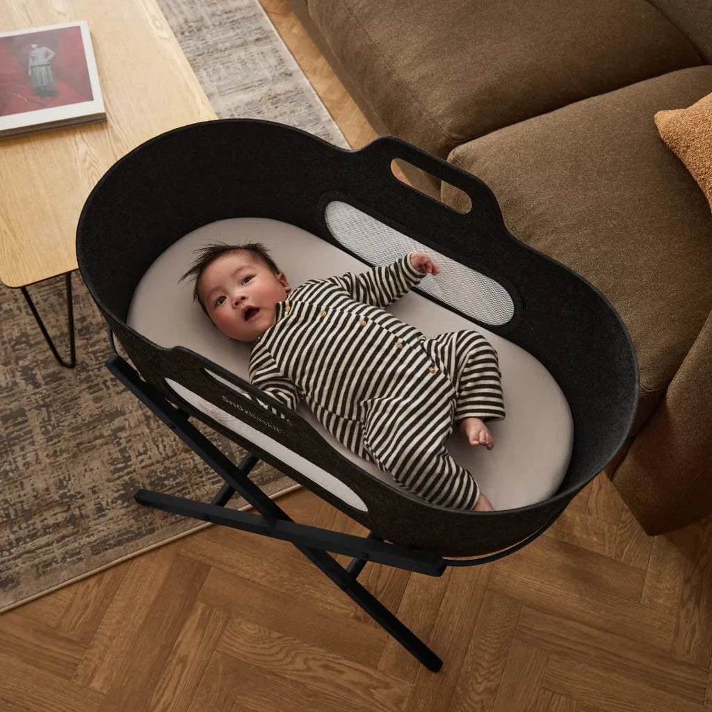 SnuzPod moses baskets SnüzPod Baskit with Graphite Stand - Graphite FSB001EE