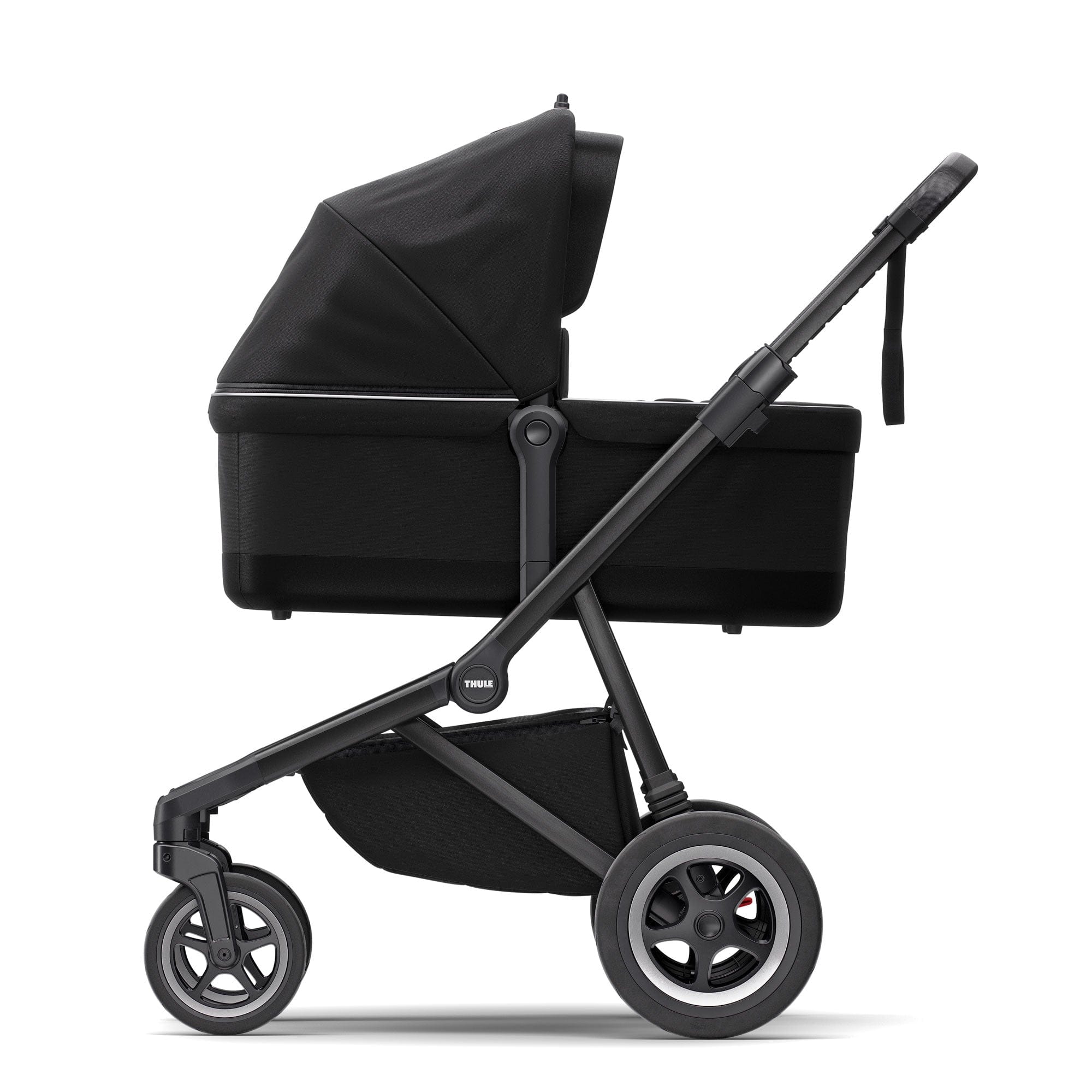 Thule 3 wheel pushchairs Thule Urban Glide 3 Newborn Pram Bundle (Black)