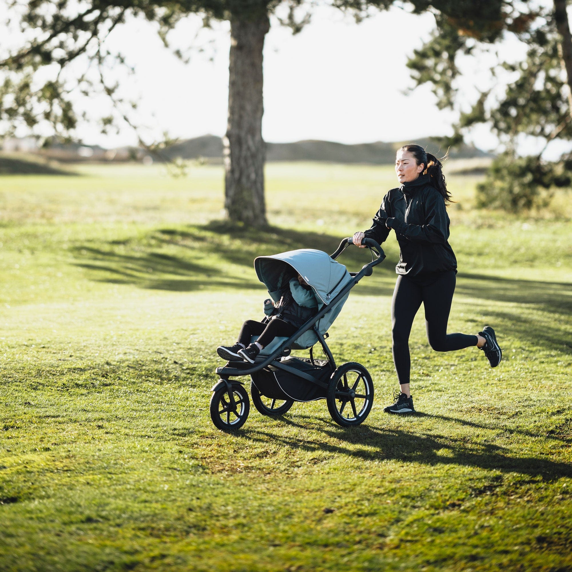 Thule 3 wheel pushchairs Thule Urban Glide 3 Maxi-Cosi Bundle (Mid-Blue)