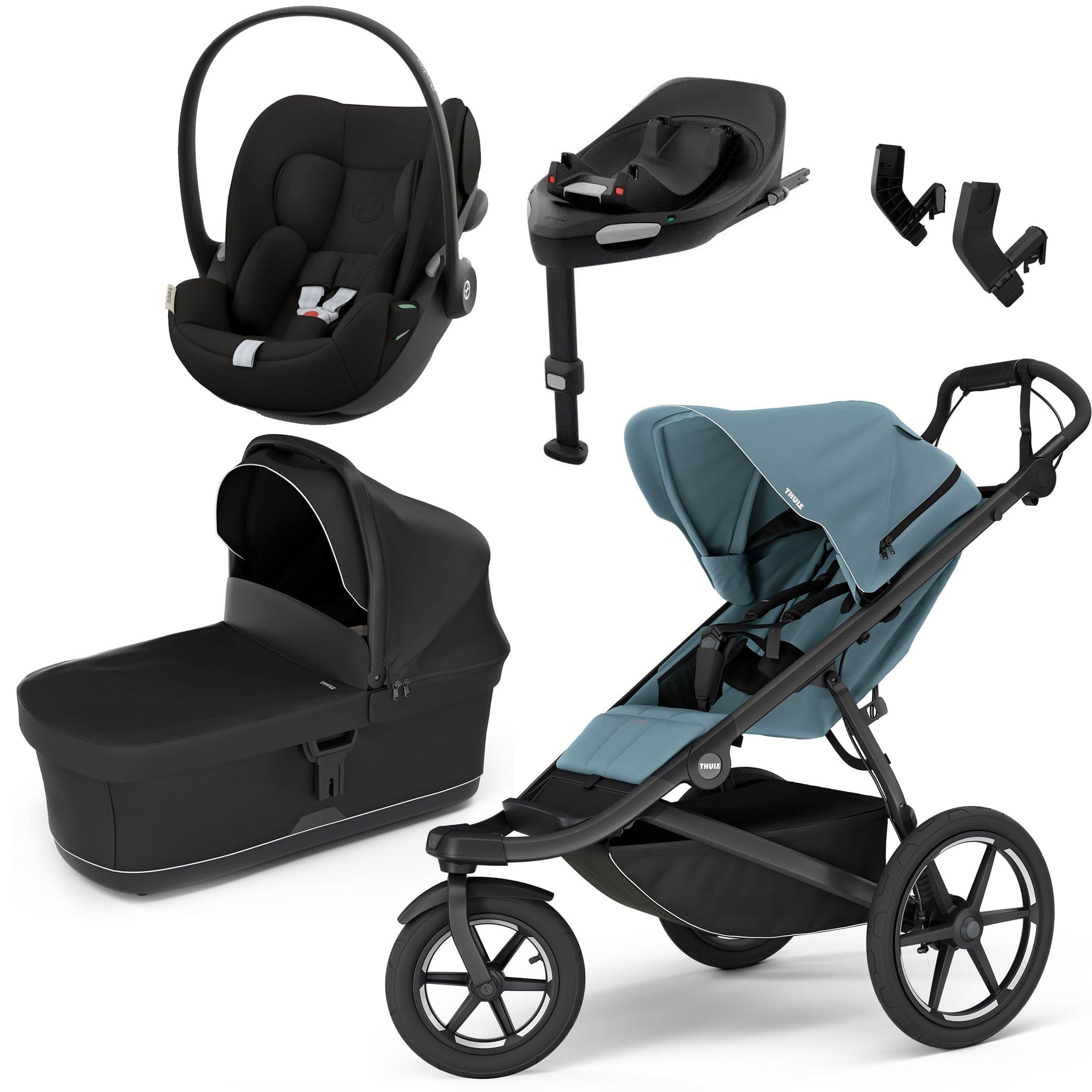 Thule travel systems Thule Urban Glide 3 Cybex Bundle - Mid-Blue 18551-MID-BLU-1