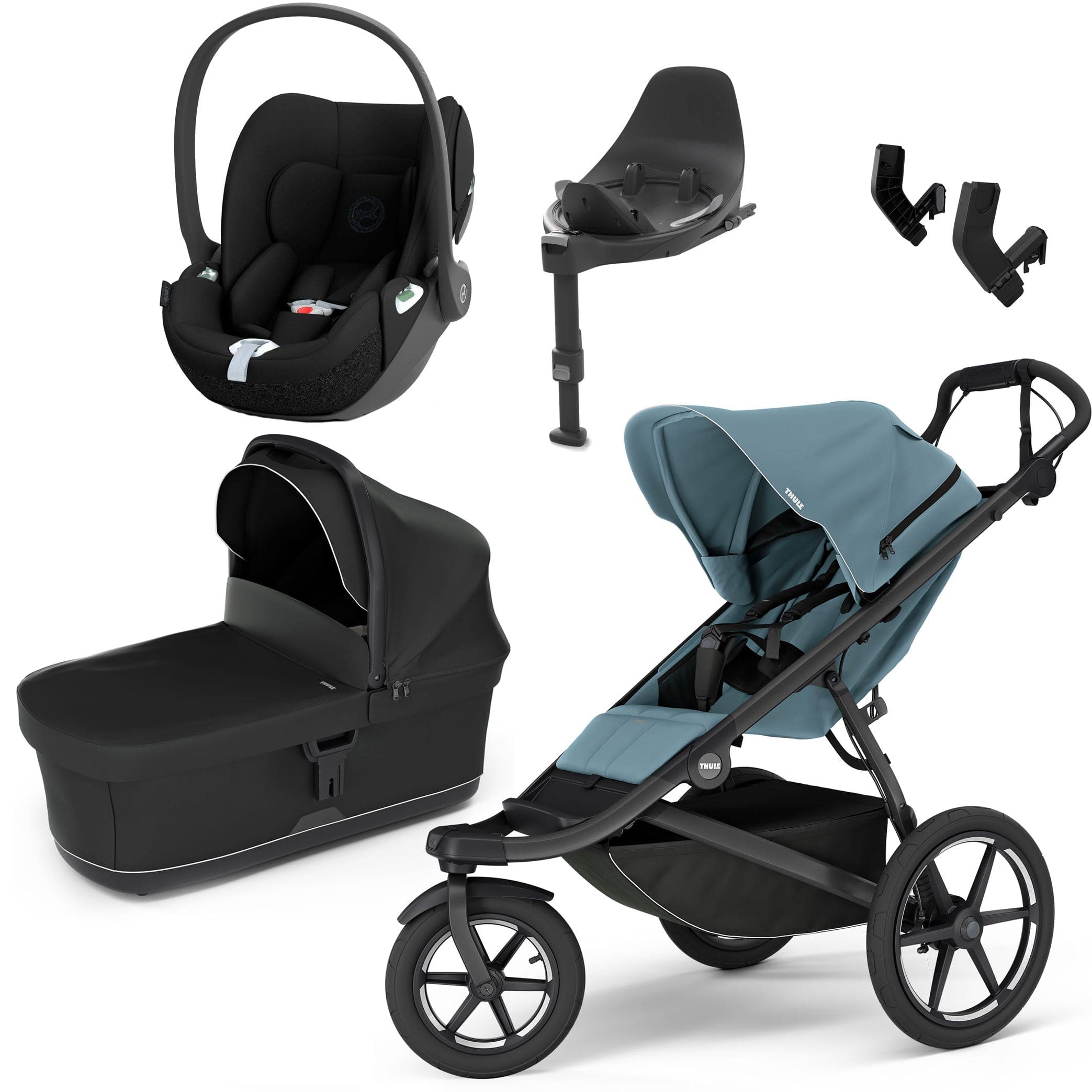 Thule travel systems Thule Urban Glide 3 Cybex Bundle - Mid-Blue 18551-MID-BLU-2
