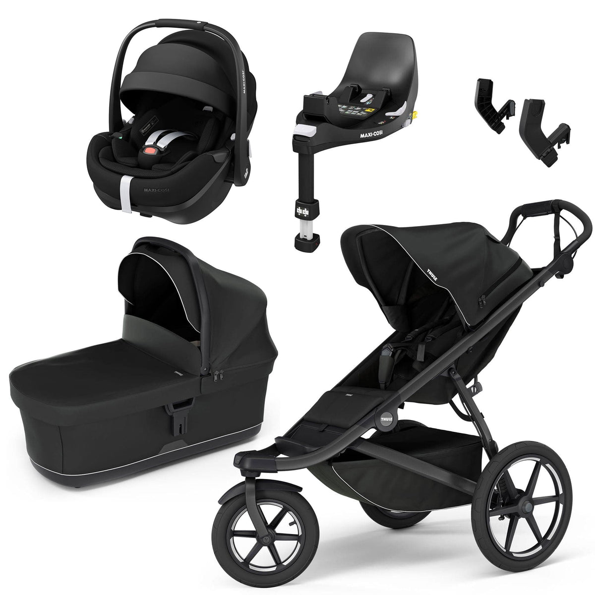 Thule travel systems Thule Urban Glide 3 Maxi-Cosi Bundle - Black 16587-BLK
