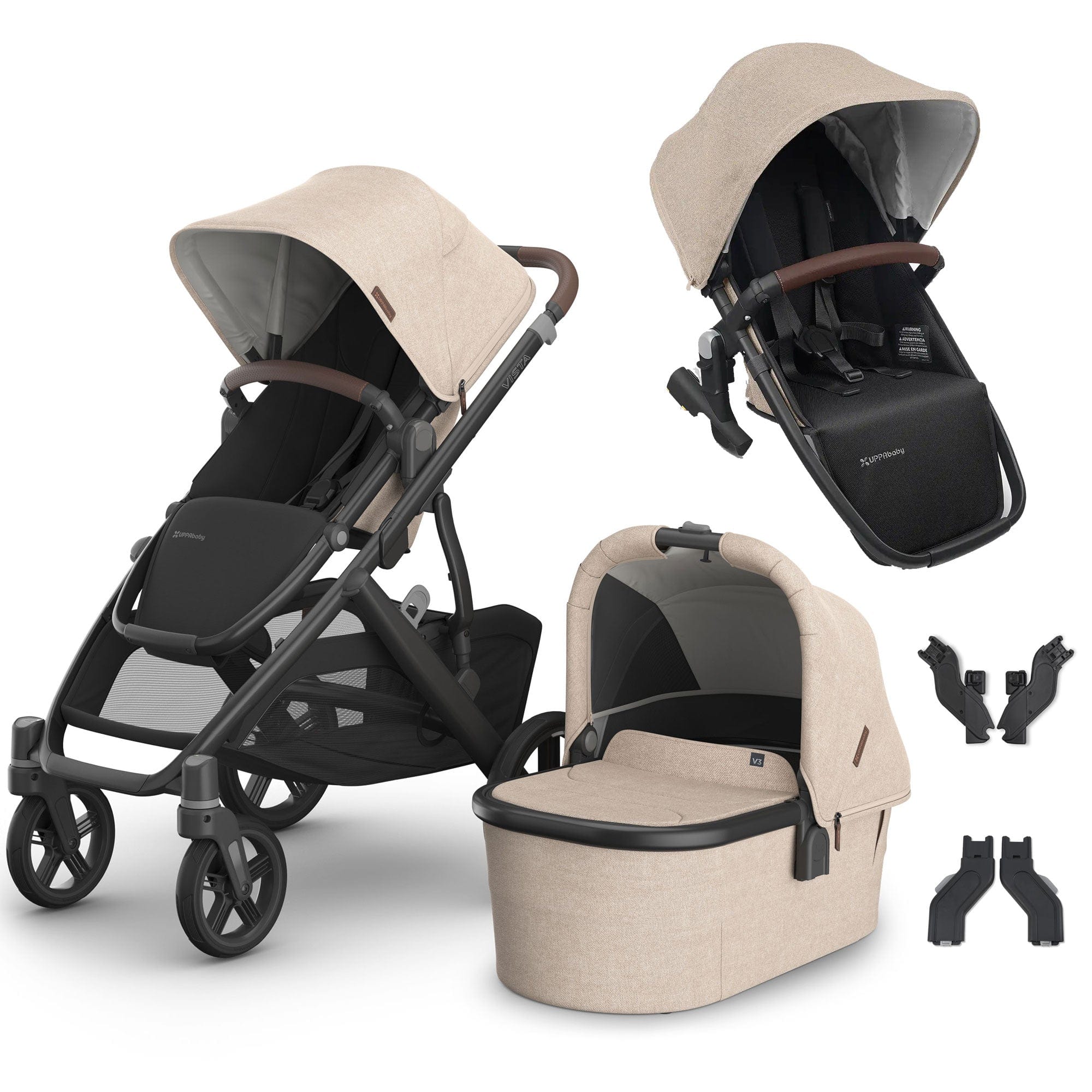 Uppababy baby prams Uppababy Vista V3 Duo Pram - Liam VIS-DUO-LIAM