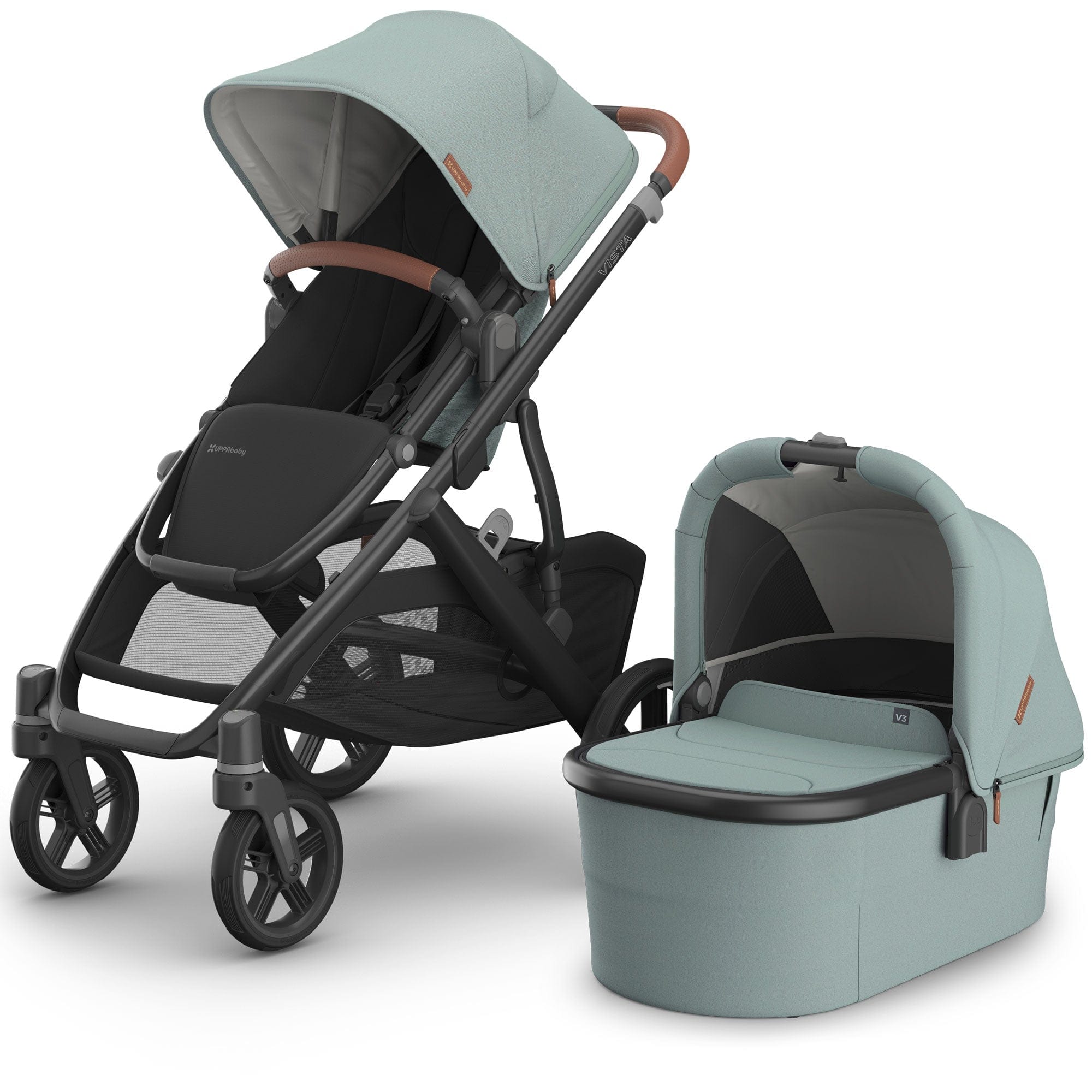 Uppababy baby prams Uppababy Vista V3 Pram - Kenzi 0303-VIS-UK-KNZ