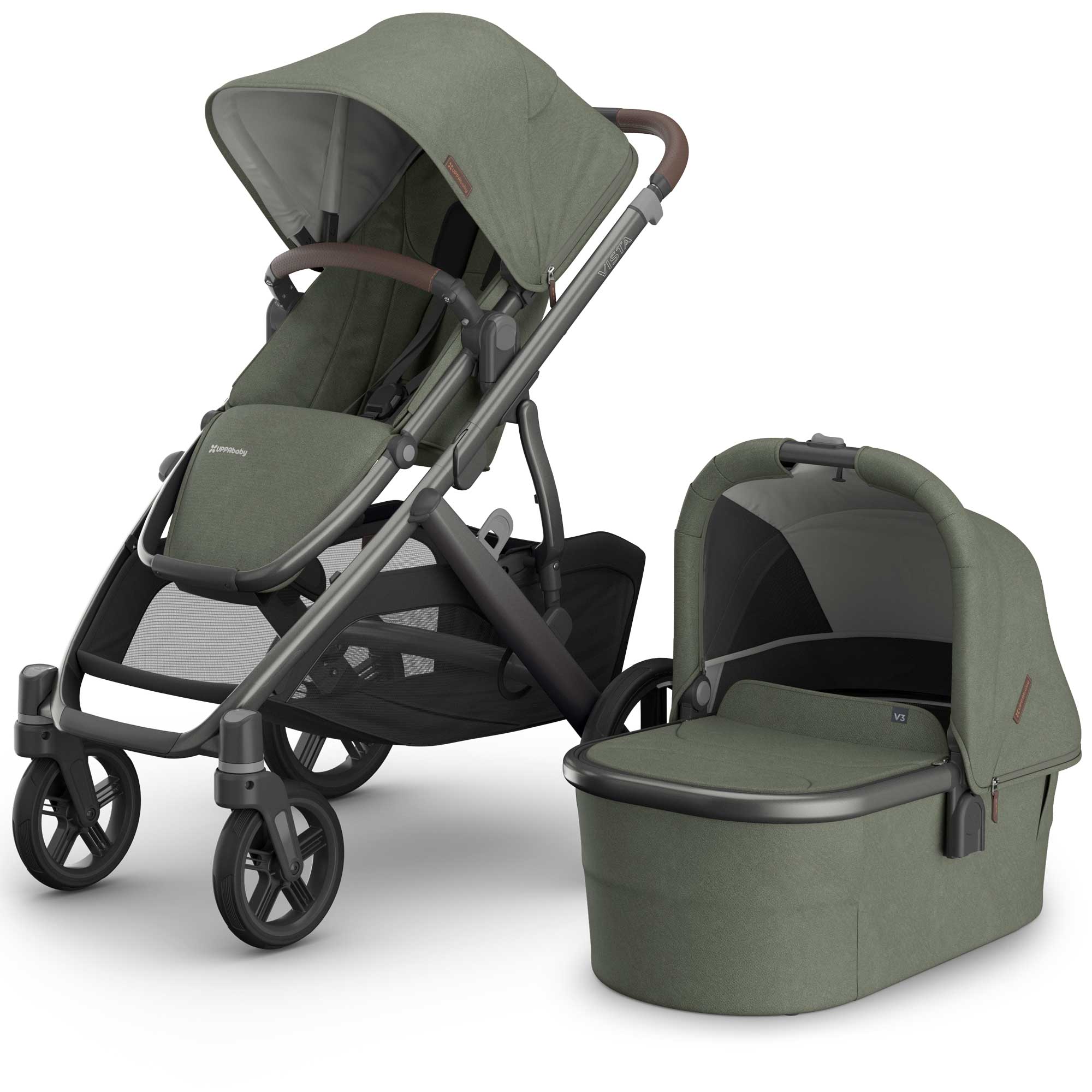 Uppababy baby prams Uppababy Vista V3 Pram - Evelyn 0303-VIS-UK-EVE