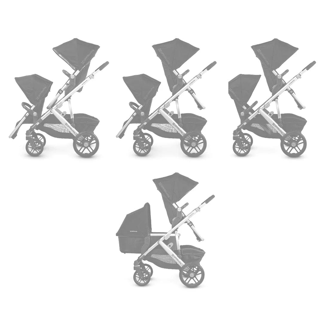 Uppababy baby prams Uppababy Vista V3 Twin Complete Bundle - Gwen VIS-TWI-COM-GWEN
