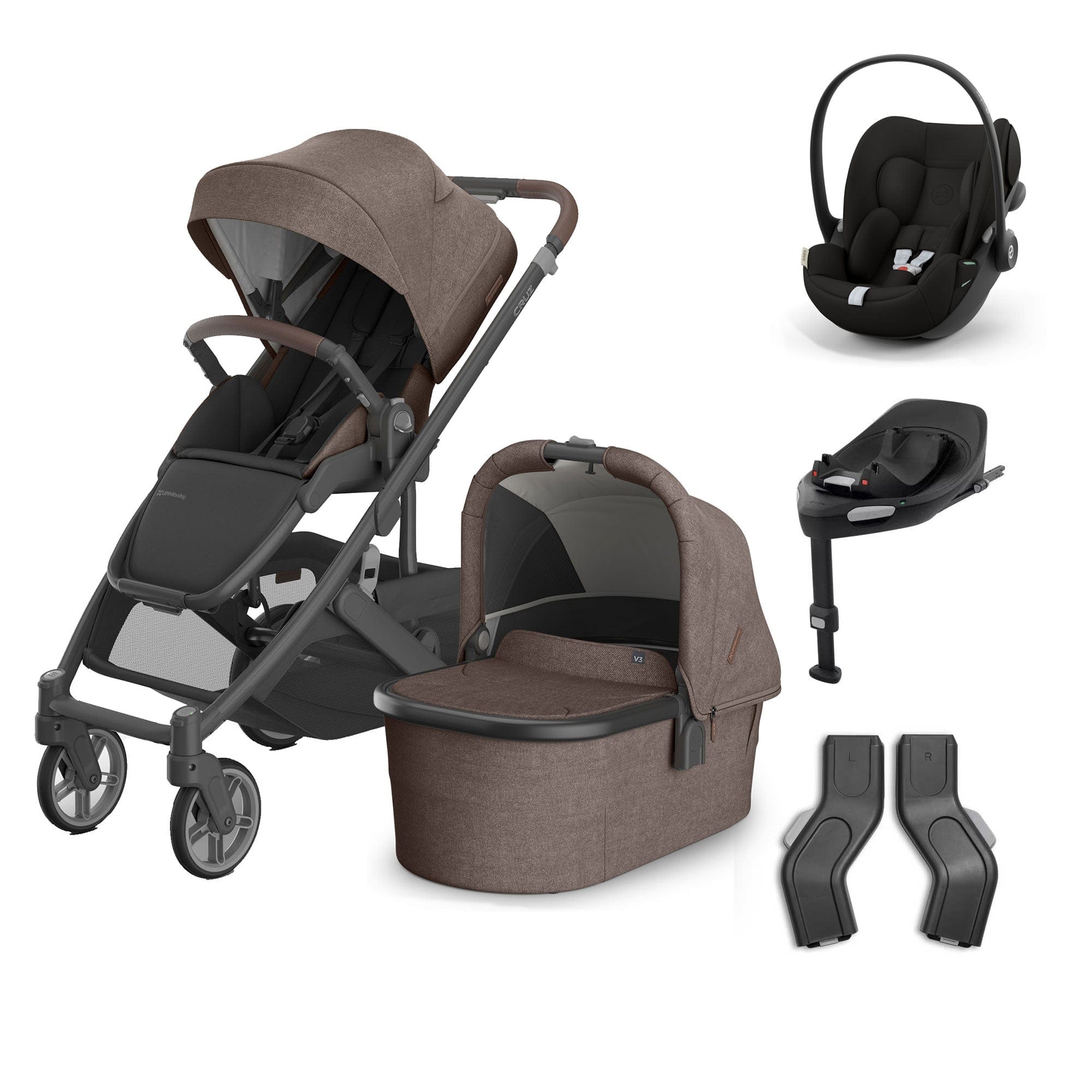 Uppababy baby pushchairs Uppababy Cruz V3 Complete Cybex Travel System - Owen 20616-CMP-TVS-OWN-2