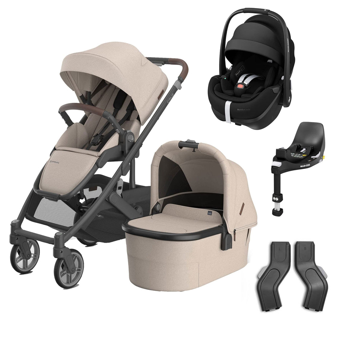 Uppababy baby pushchairs Uppababy Cruz V3 Complete Maxi-Cosi Travel System - Ada 22901-CMP-TVS-ADA-6