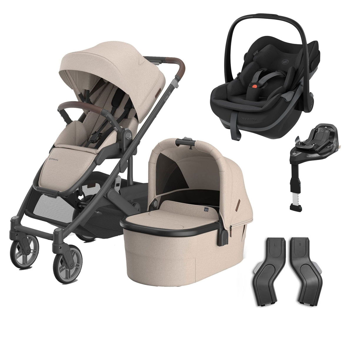 Uppababy baby pushchairs Uppababy Cruz V3 Complete Maxi-Cosi Travel System - Ada 23614-CMP-TVS-ADA-7