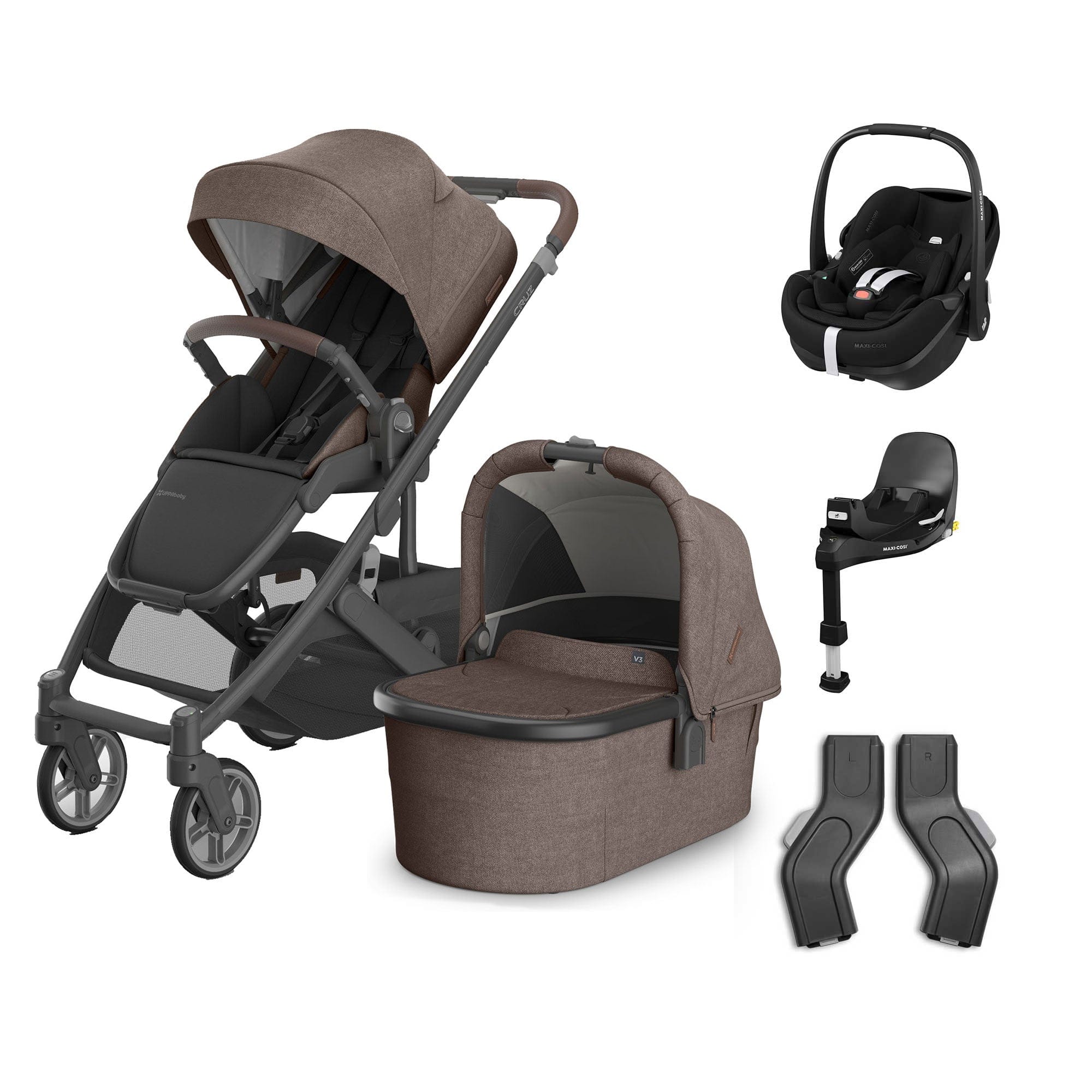Uppababy baby pushchairs Uppababy Cruz V3 Complete Maxi-Cosi Travel System - Owen 20616-CMP-TVS-OWN-6