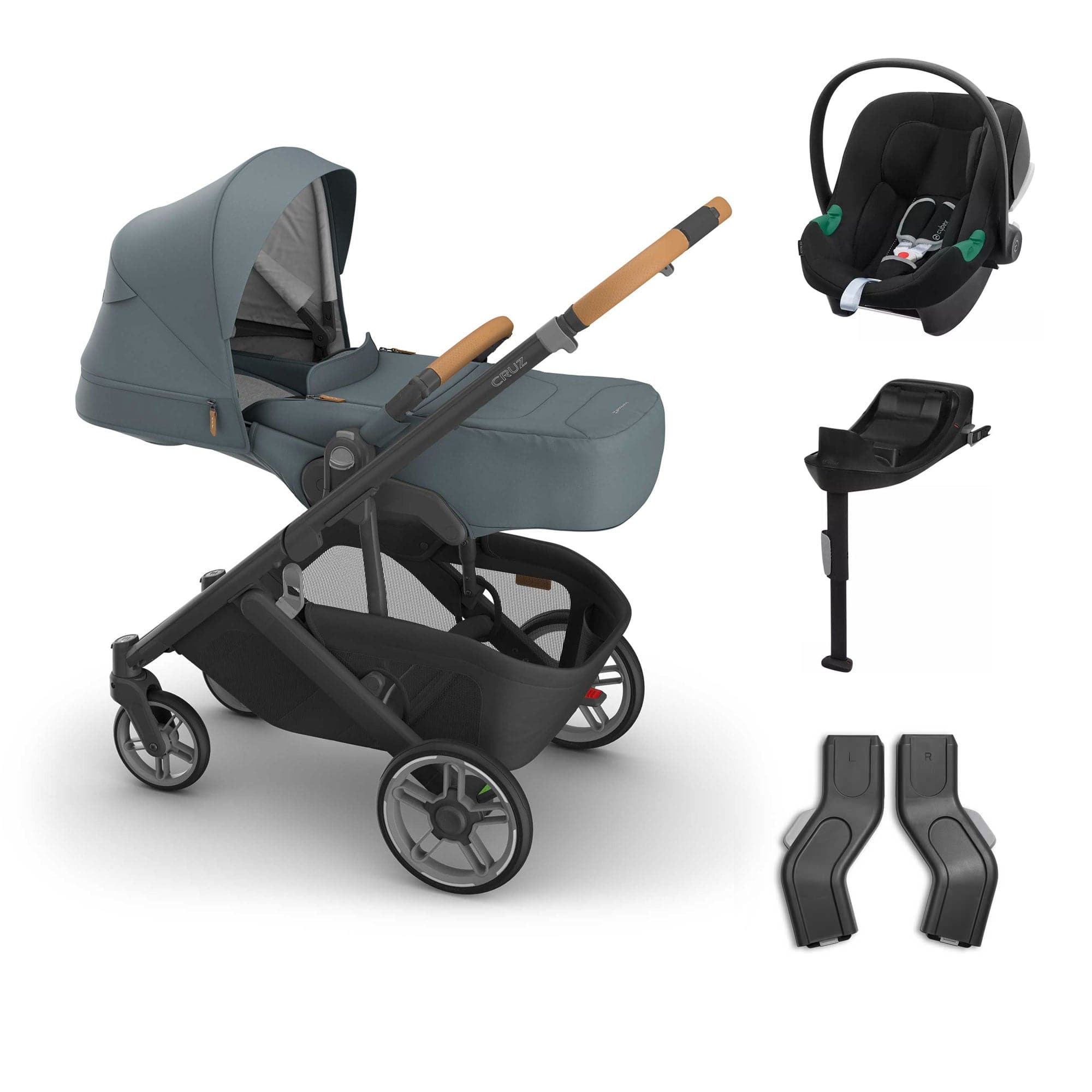 Uppababy baby pushchairs Uppababy Cruz V3 Cybex Bundle + Infant Cover - Dillan 20775-CRZ-INF-DIL-4