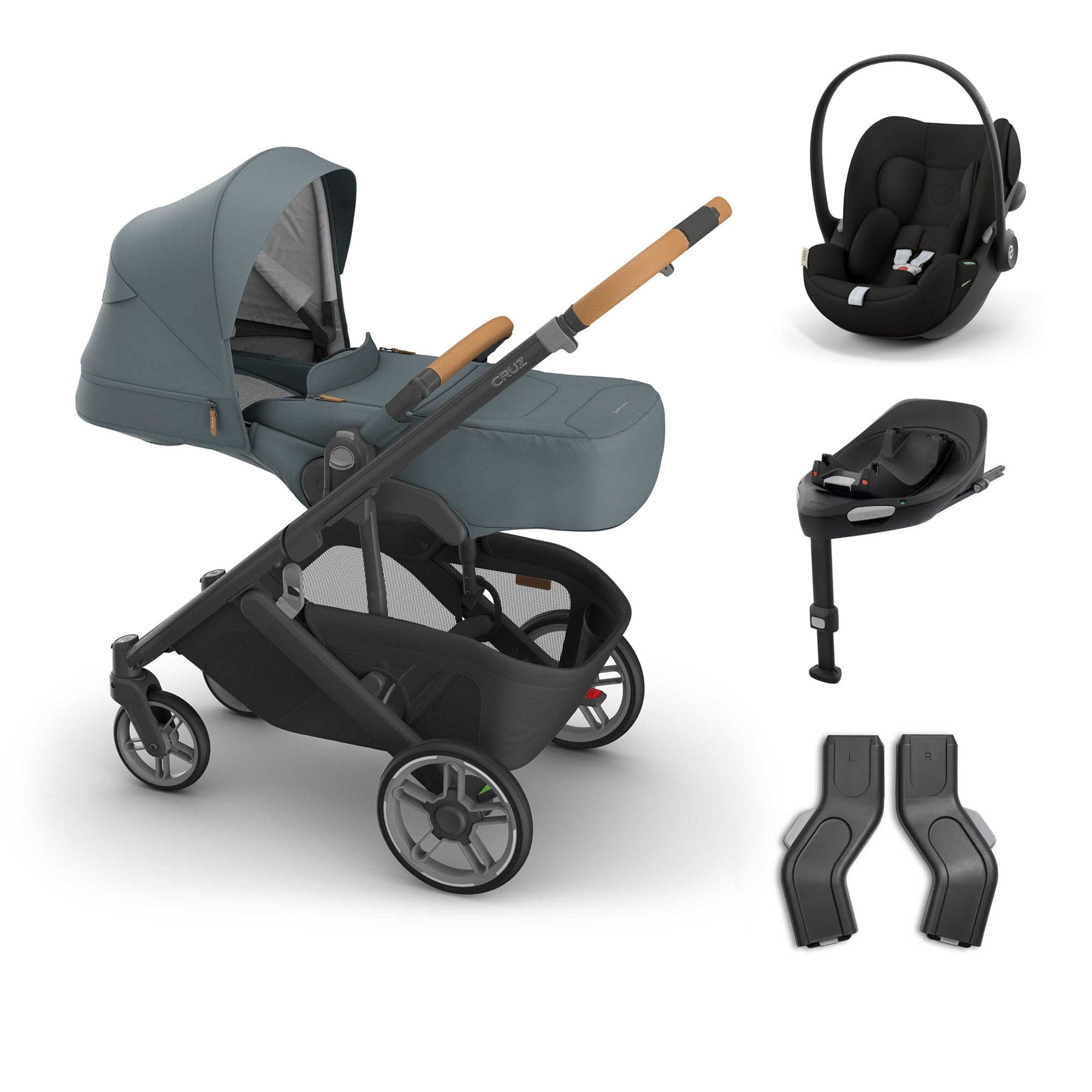 Uppababy baby pushchairs Uppababy Cruz V3 Cybex Bundle + Infant Cover - Dillan 20775-CRZ-INF-DIL-5