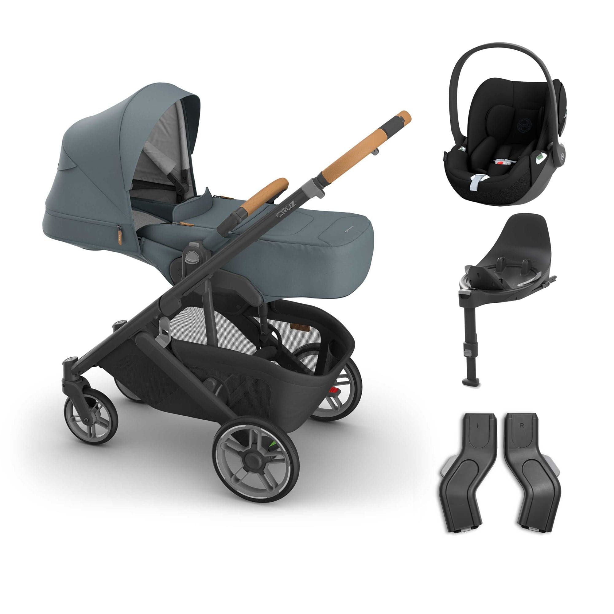 Uppababy baby pushchairs Uppababy Cruz V3 Cybex Bundle + Infant Cover - Dillan 20775-CRZ-INF-DIL-6