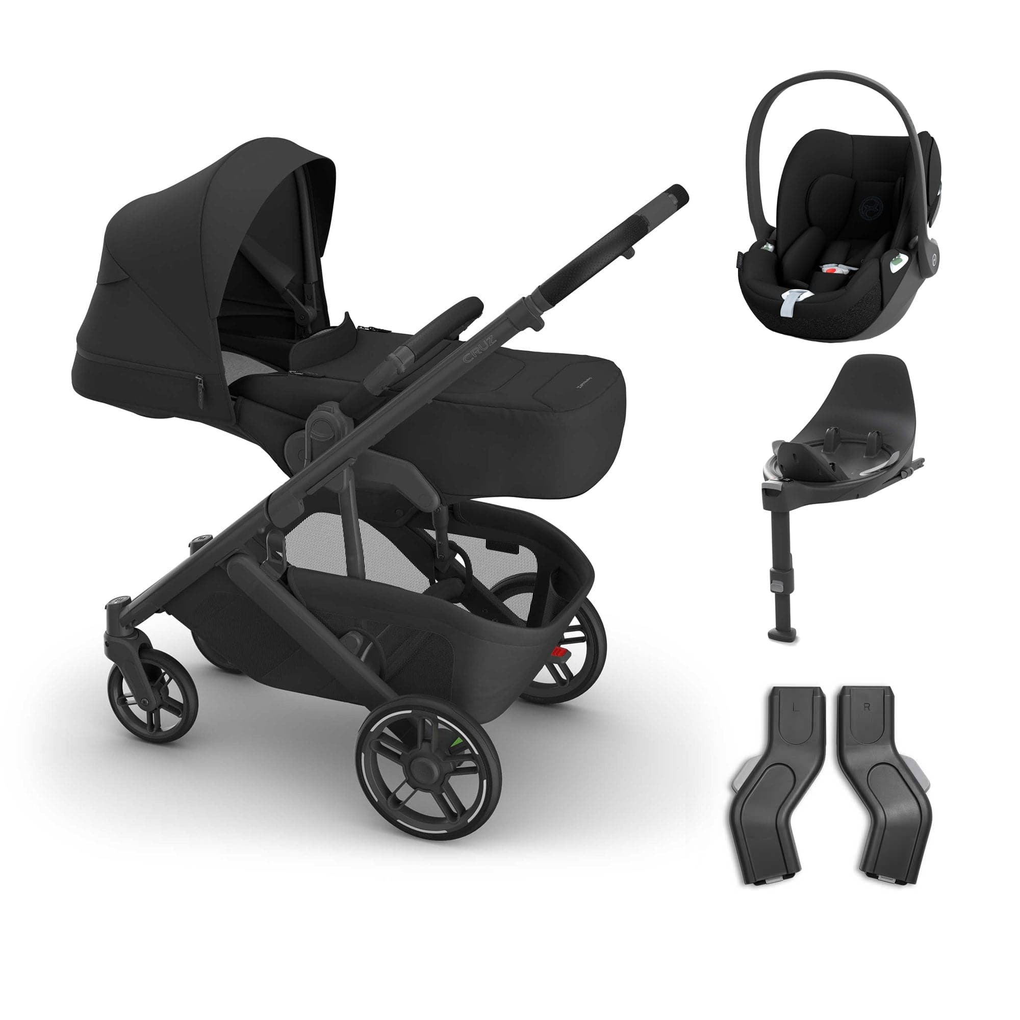 Uppababy baby pushchairs Uppababy Cruz V3 Cybex Bundle + Infant Cover - Jake 20795-CRZ-INF-JKE-6