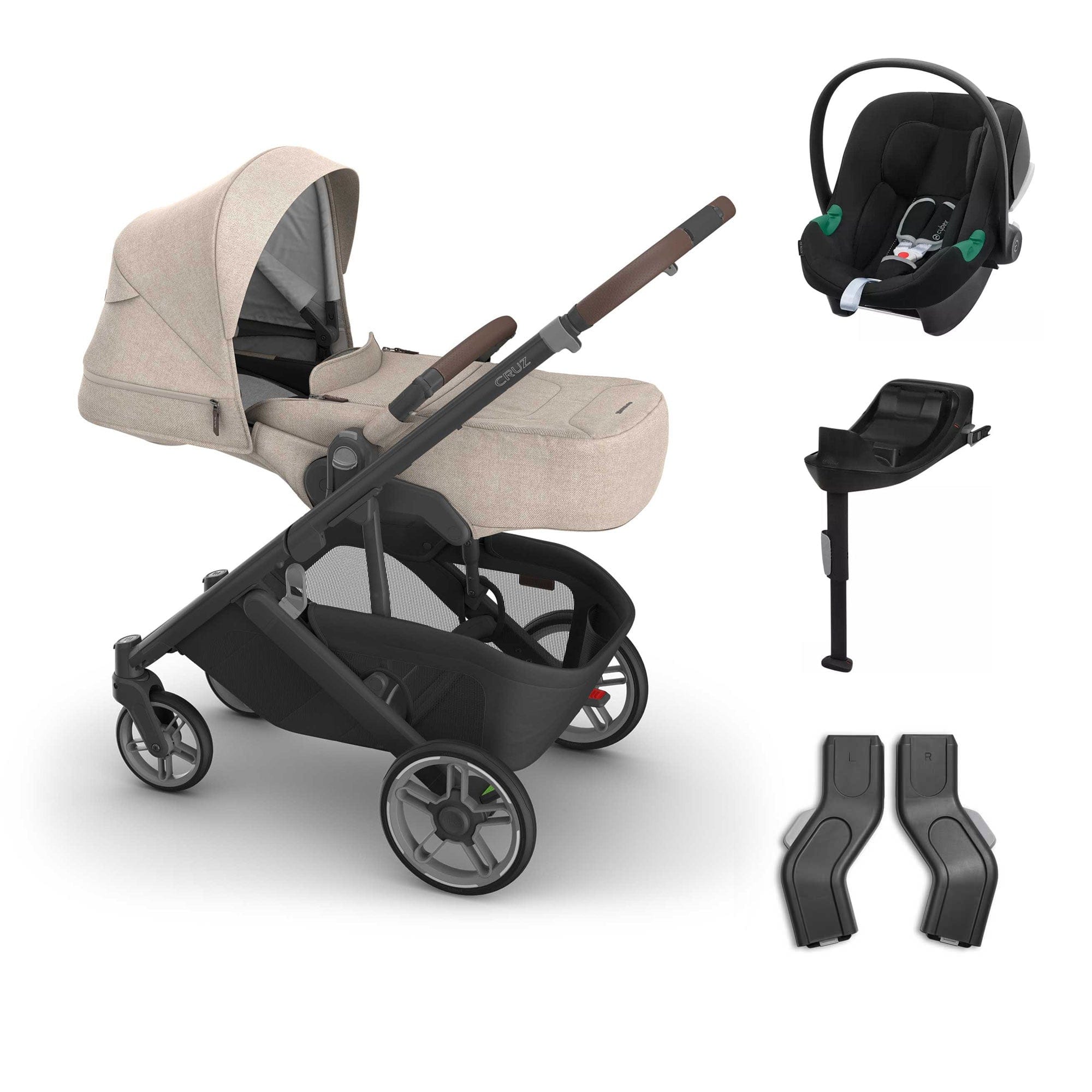 Uppababy baby pushchairs Uppababy Cruz V3 Cybex Bundle + Infant Cover - Liam 20801-CRZ-INF-LIA-4