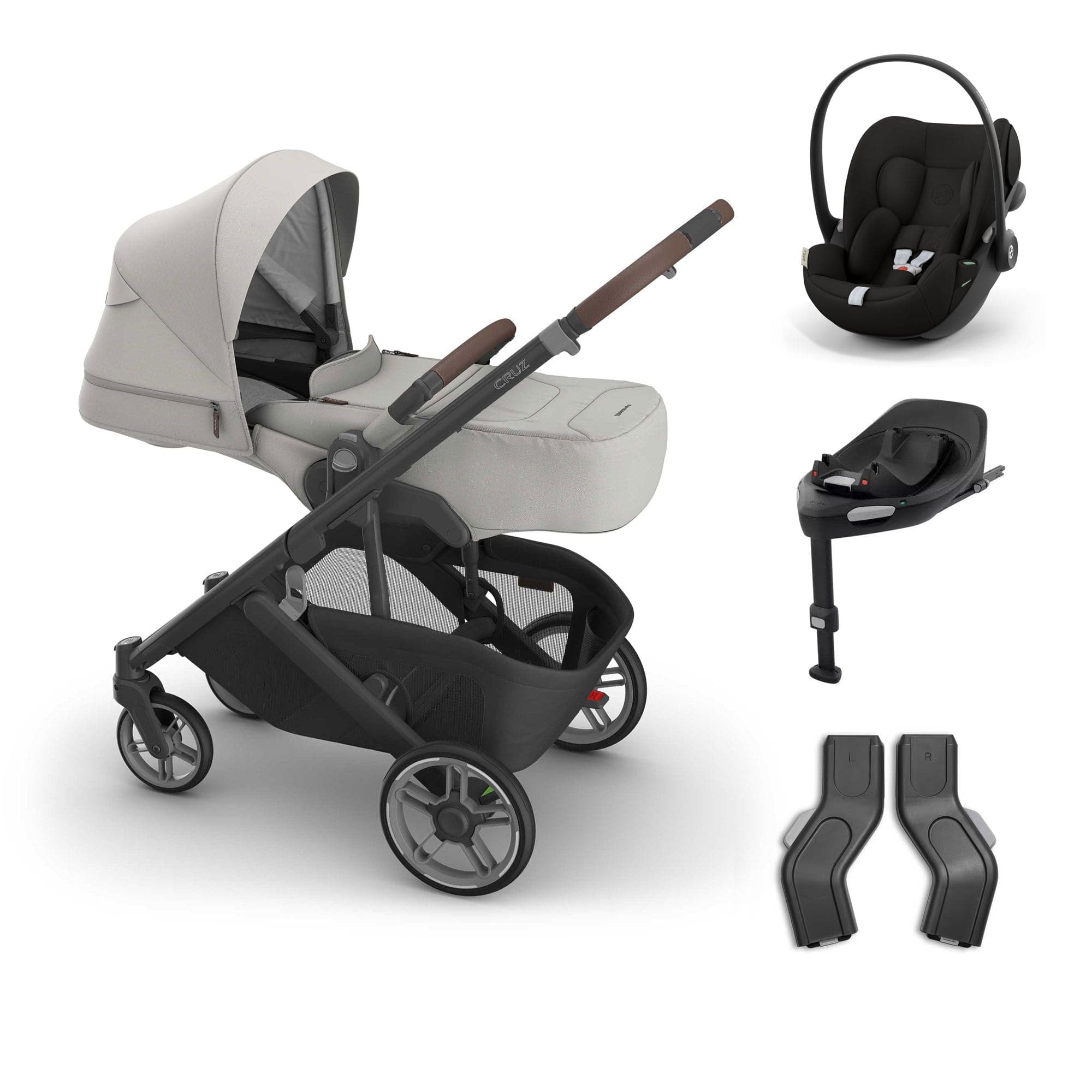 Uppababy baby pushchairs Uppababy Cruz V3 Cybex Bundle + Infant Cover - Savannah 20818-CRZ-INF-SAV-5
